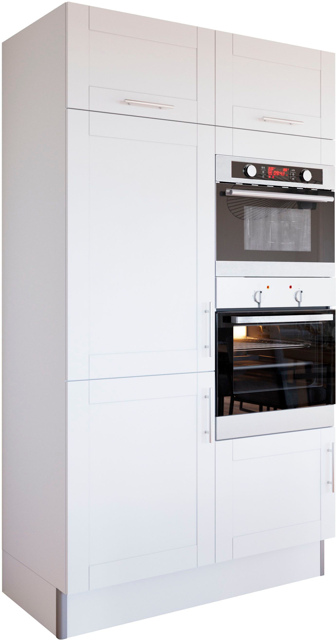 KOCHSTATION Küche »KS-Ahus, Hochschrankmodul«, Breite 120 cm,wahlweise mit E-Geräten,Soft-Close-Funktion