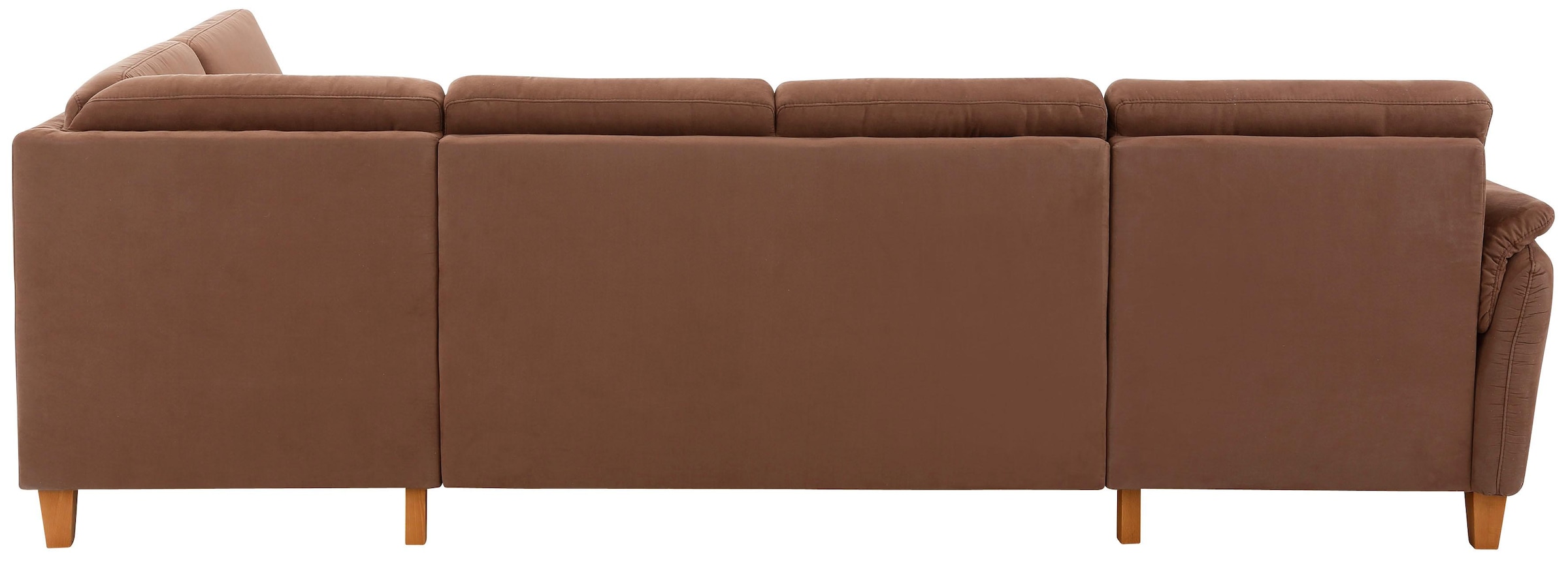 Home affaire Wohnlandschaft »Palmera U-Form, B: 308 cm« optional Bettfunktion & Bettkasten, Federkern