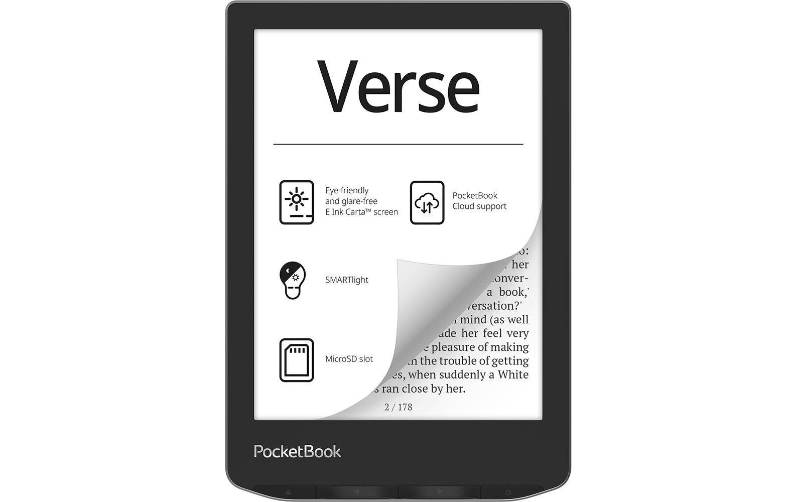 Image of PocketBook E-Book "Reader Verse Mist Grey" ( / 6 ″) )