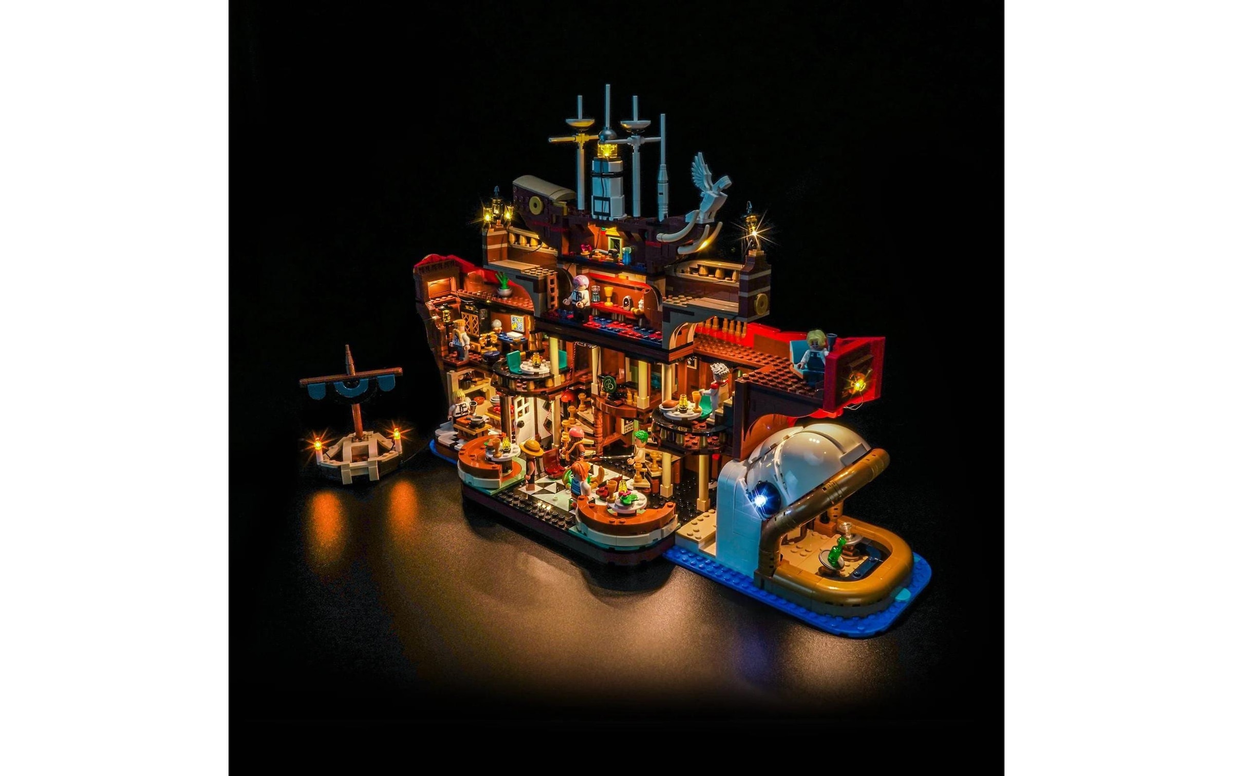 Image of Steinbaukasten "BrickBling LED-Licht-Set für LEGO One Piece: Baratié -75640"