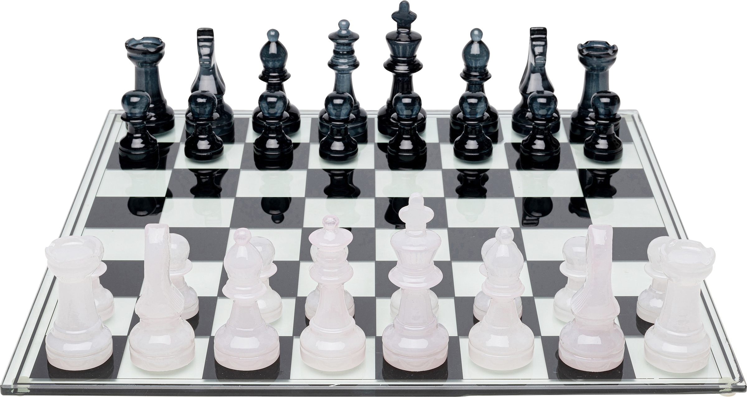 Image of Kare Design Dekoobjekt "Deko Objekt Chess Transparent 60x60cm"