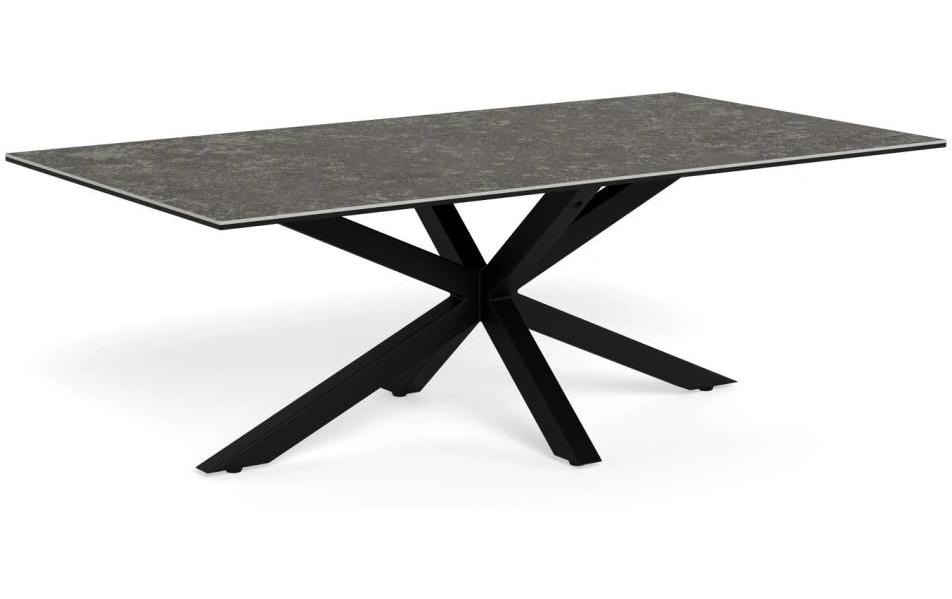 Image of AC Design Couchtisch "Hanna" mit einer schwarzen Keramik-Optik Tischplatte, Breite 130 cm
