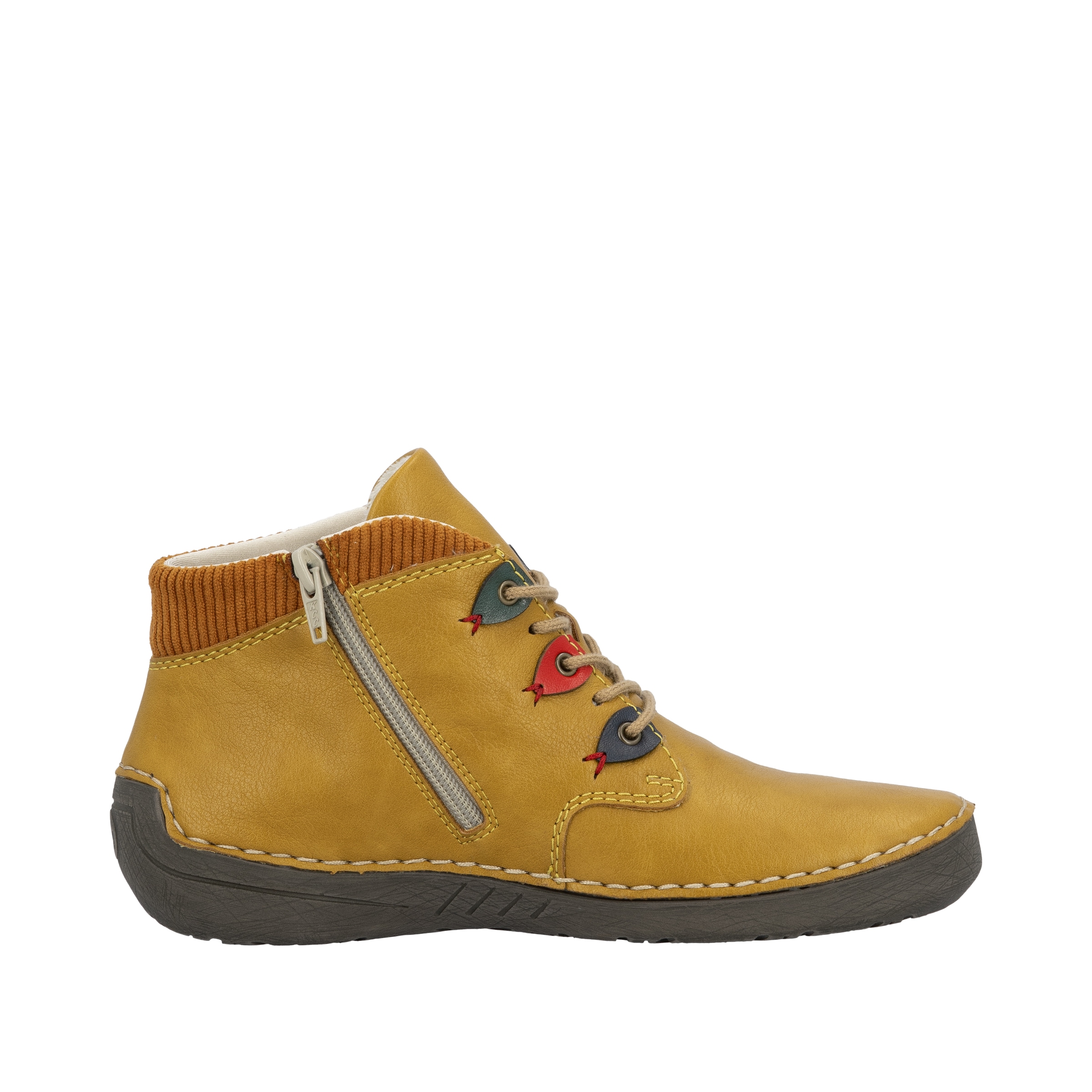 Rieker Bottines à lacets  Bottine, sneaker montante avec fermeture éclair intérieure