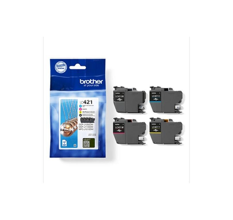 Brother Tonerpatrone »LC421VAL BK, C, M, Y«