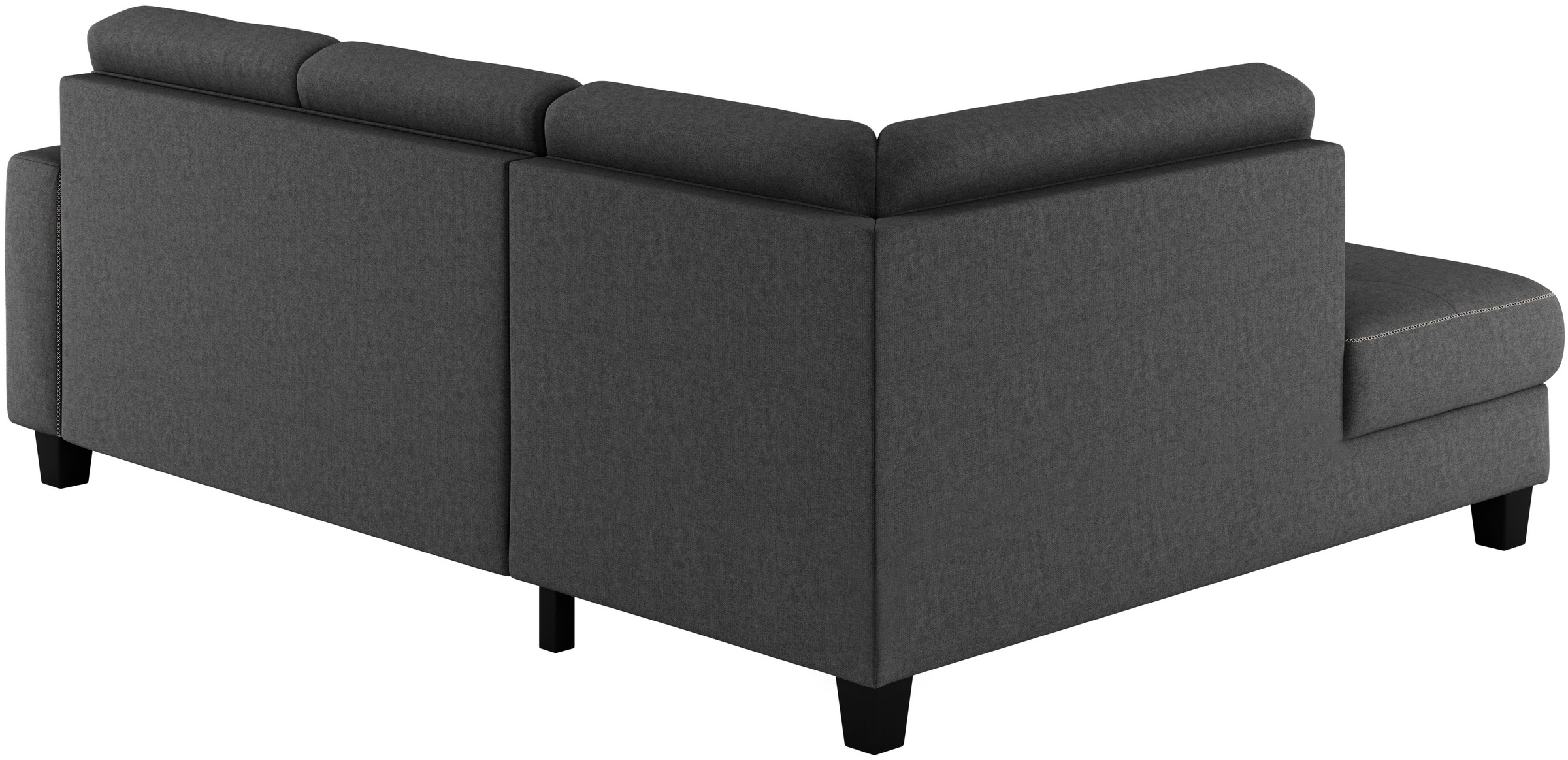 Places of Style Ecksofa »Varese«, Kreuznaht in beige
