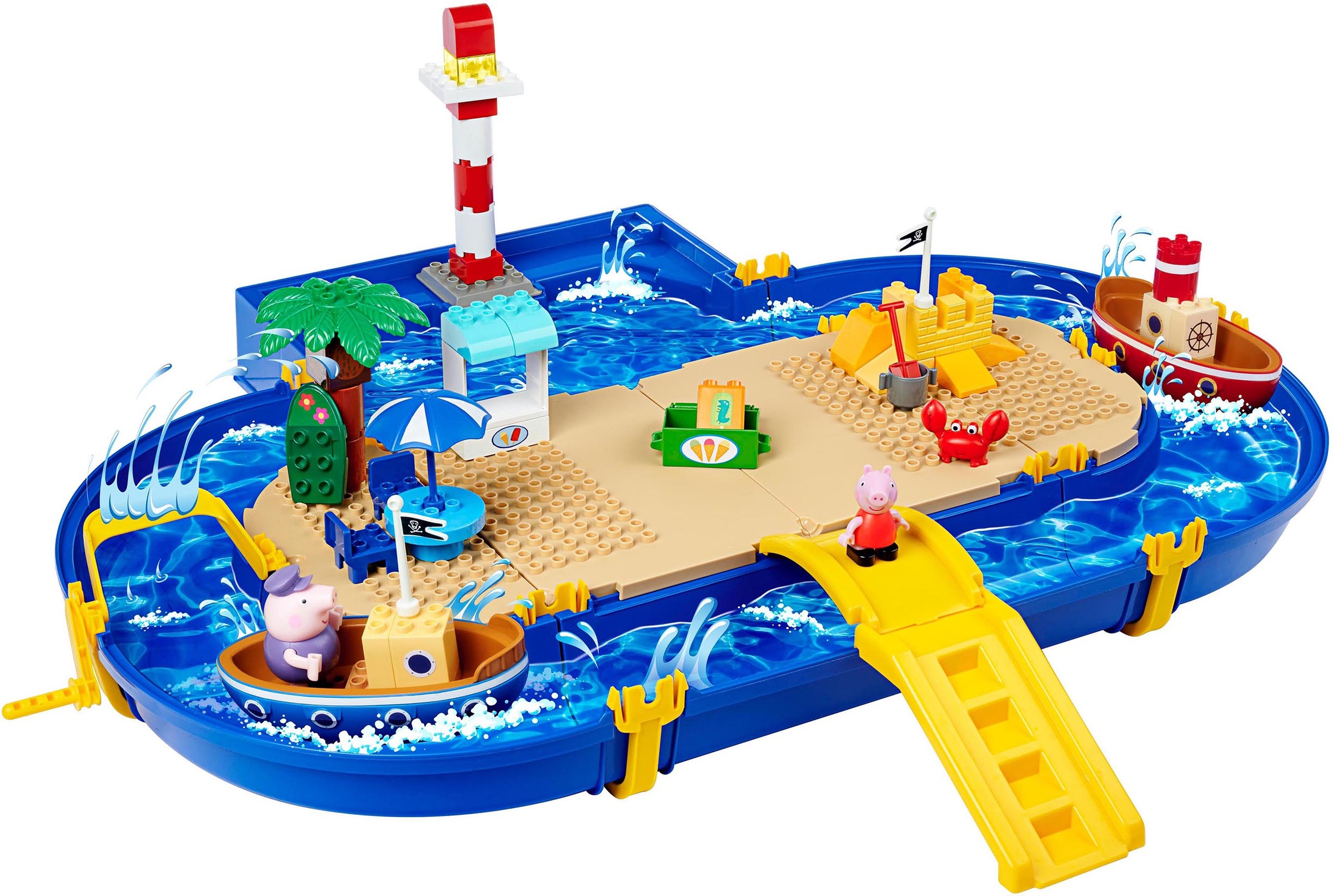 Image of BIG Wasserbahn »BIG-Waterplay Peppa Pig Holiday«, Made in Germany bei Ackermann Versand Schweiz