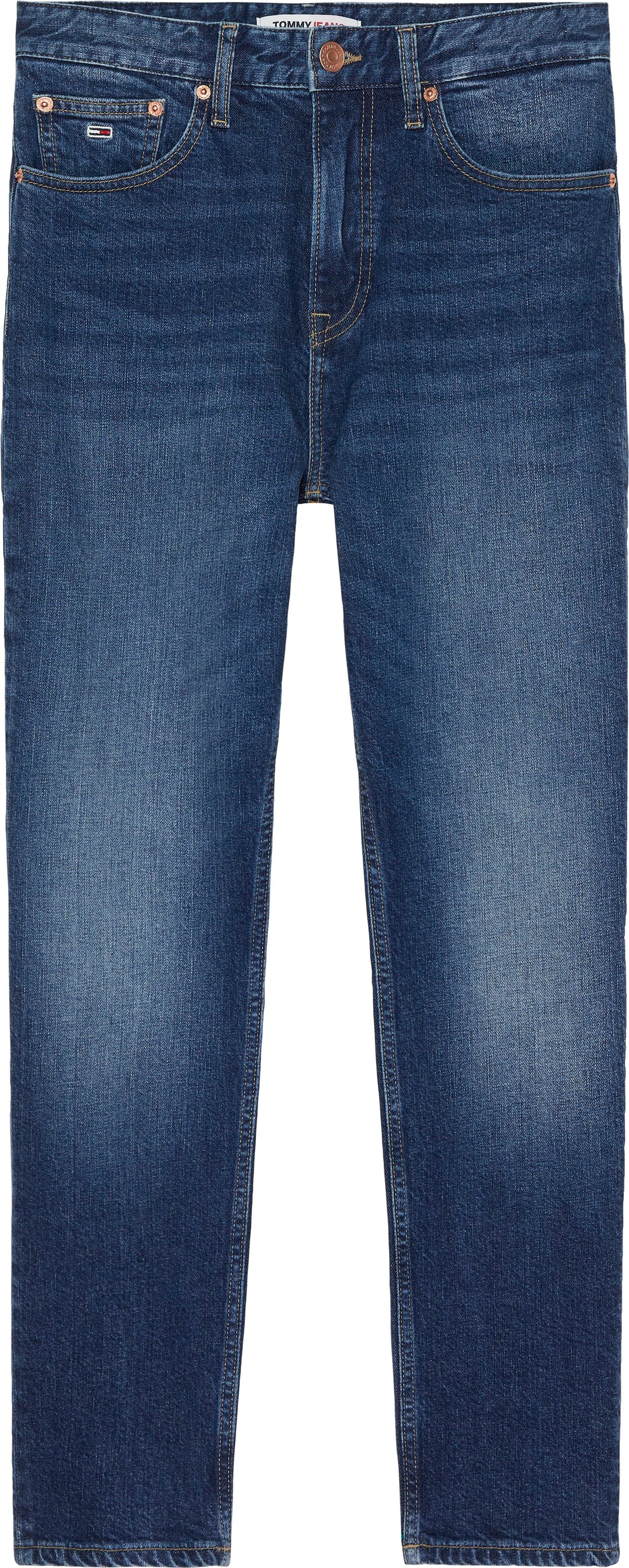 ♕ Tommy Jeans Slim-fit-Jeans »IZZIE HR SL ANK CG4139«, mit Tommy Logo-Badge  versandkostenfrei bestellen