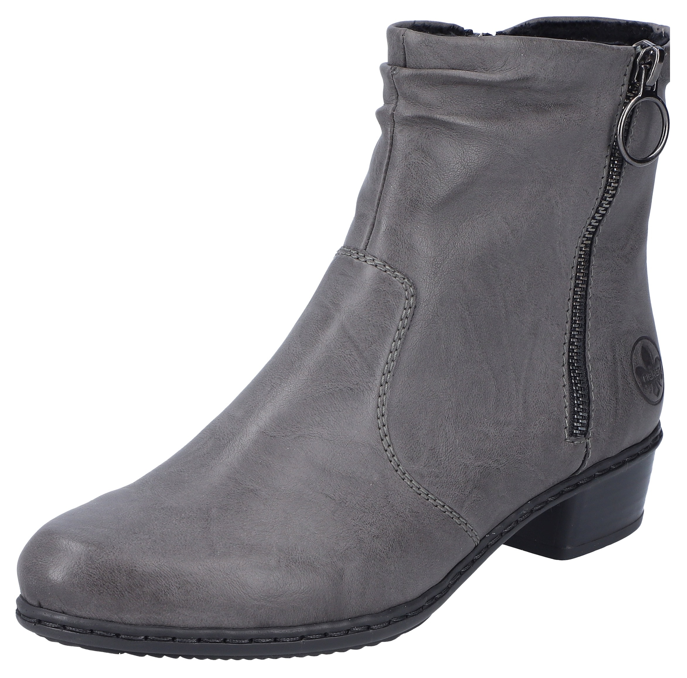 Image of Rieker Stiefelette Boots, Blockabsatz, mit praktischem Innen-Reissverschluss
