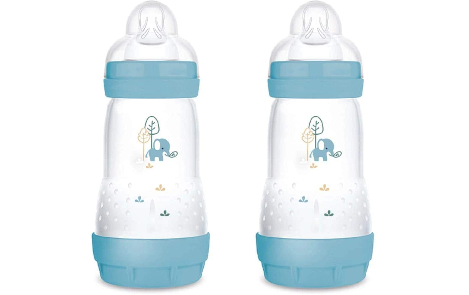 Babyflasche »Easy Start 2er Set Blau 260 ml«, (2 tlg.)