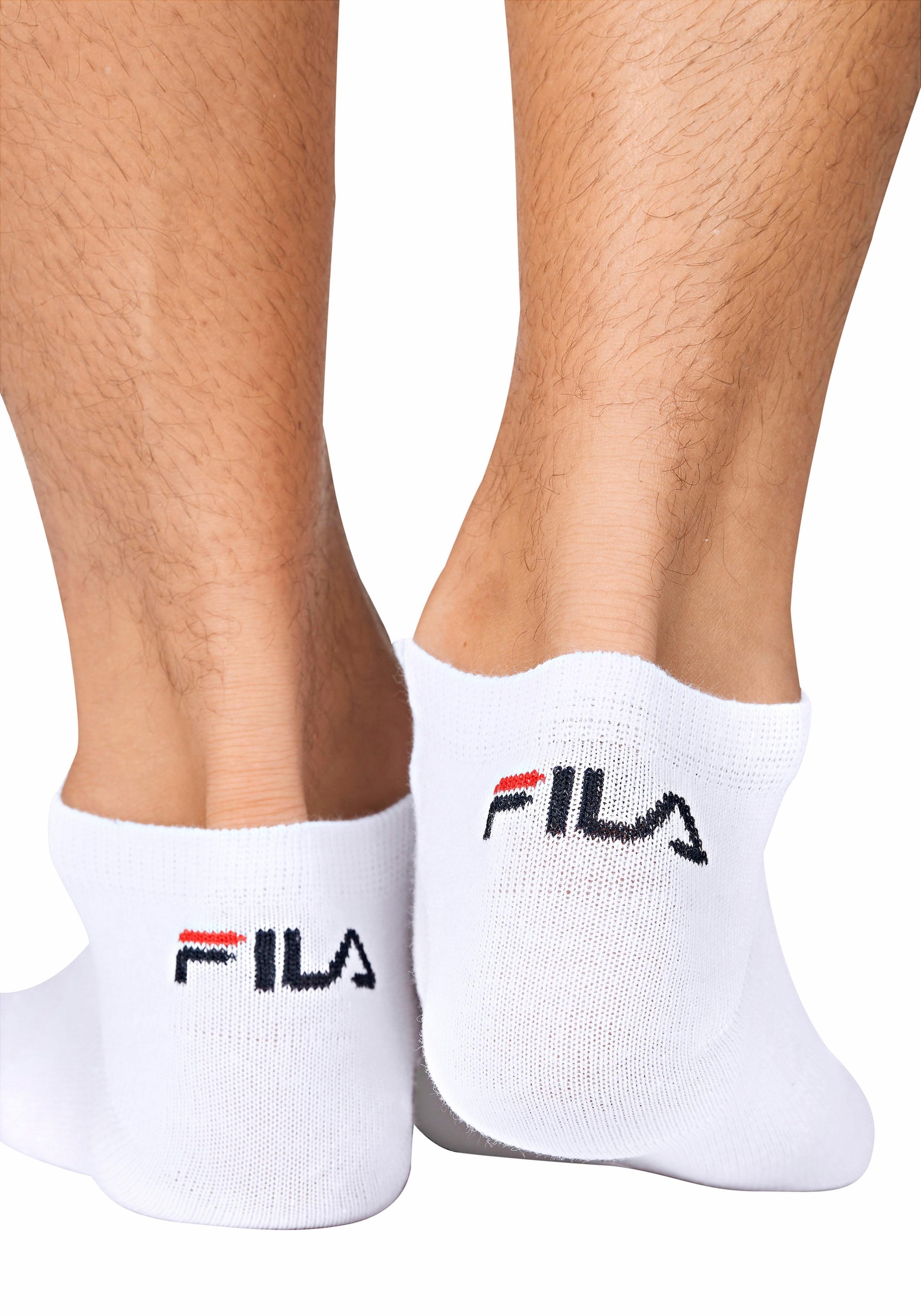 Fila Sneakersocken, (3 Paar), mit eingestricktem Logo an der Ferse