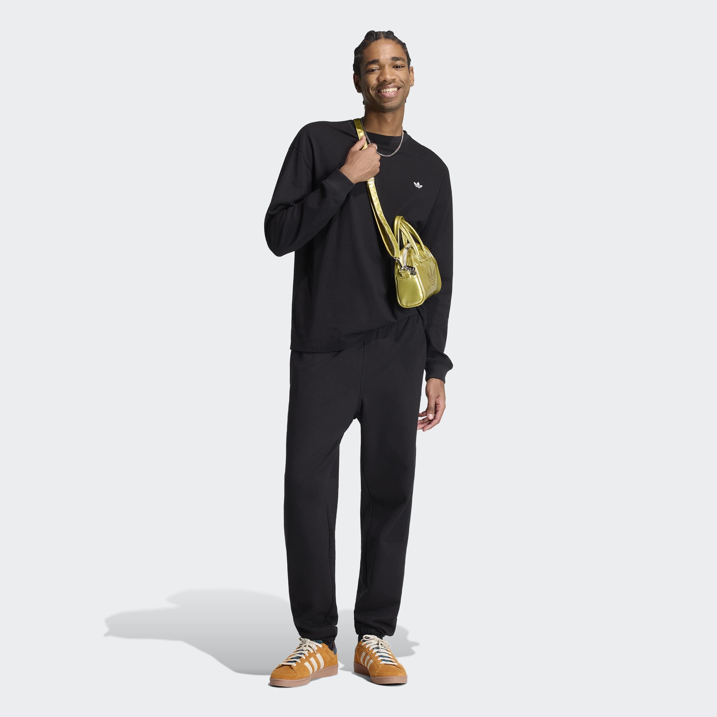 adidas Originals T-shirt »ESS LS TEE« avec encolure ronde, longueur normale, manches courtes