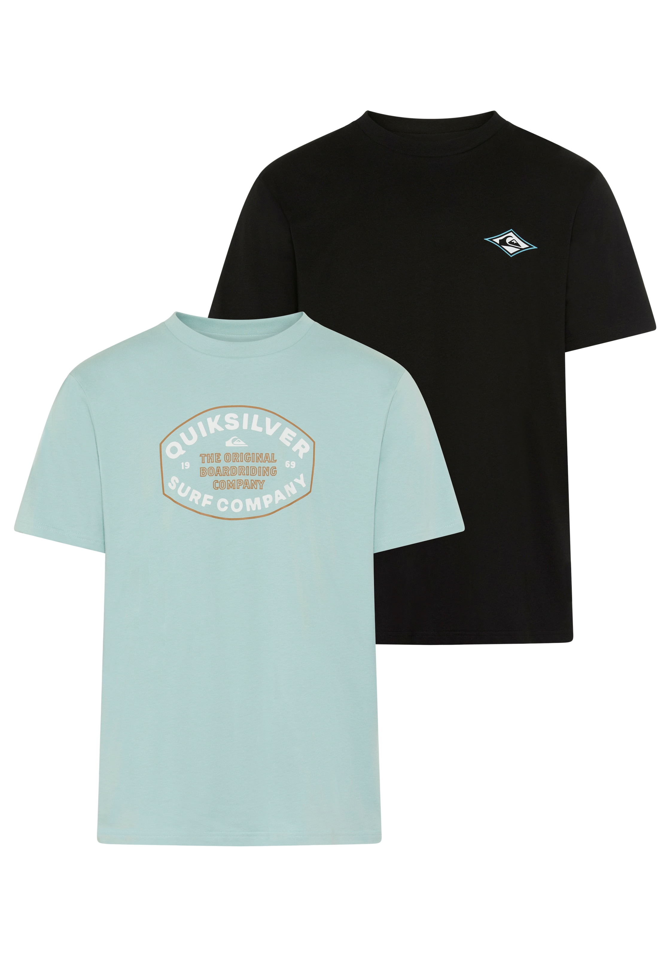Image of Quiksilver T-Shirt "STAY IN RETRODREAM PACK" 3 tlg. für Erwachsene, Kurzarmdesign, für Alltag und Freizeit