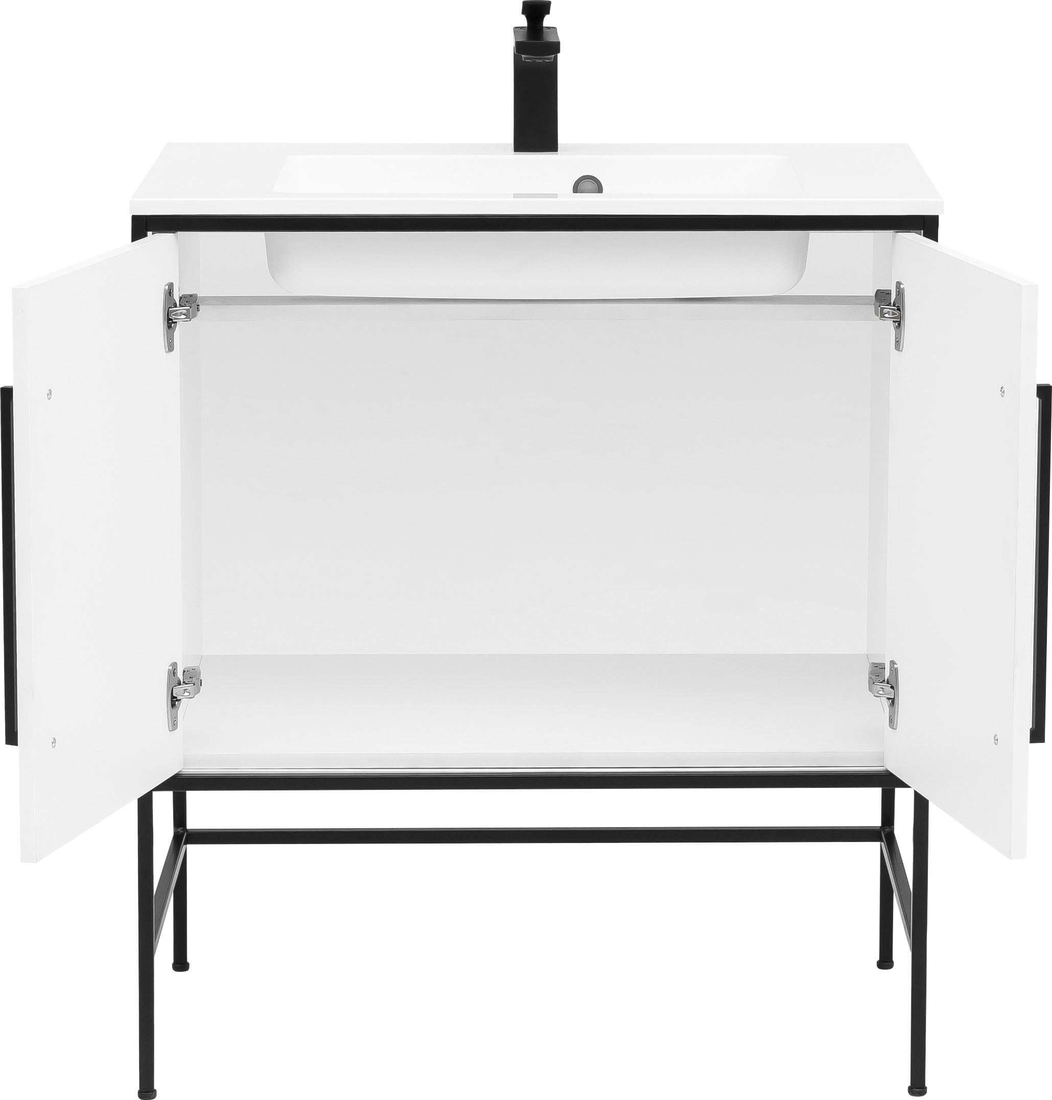 Schildmeyer Table de lavage »Moris« mit Mineralgussbecken, Breite 77 cm