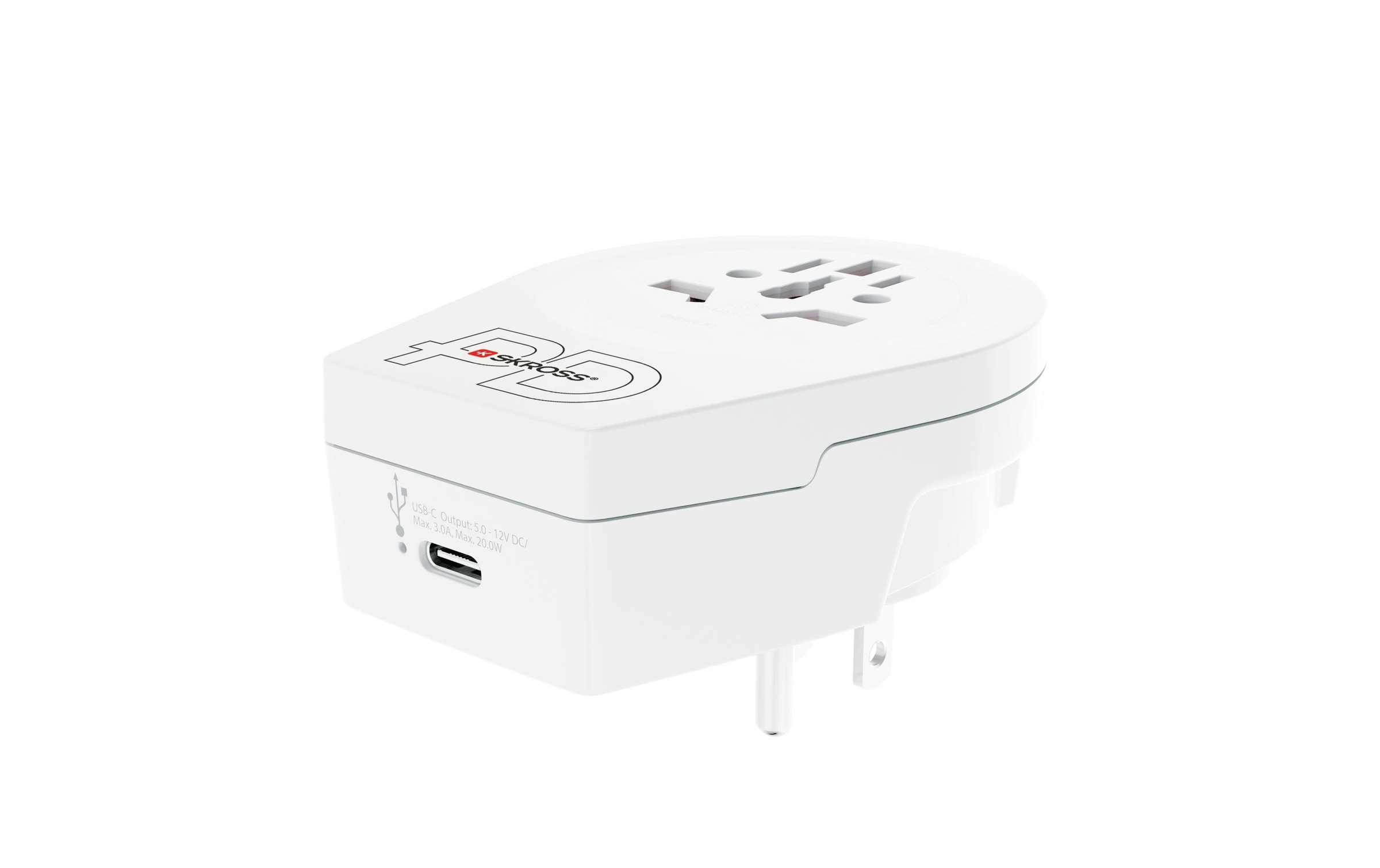 SKROSS Reiseadapter »Country World / USA, USB«