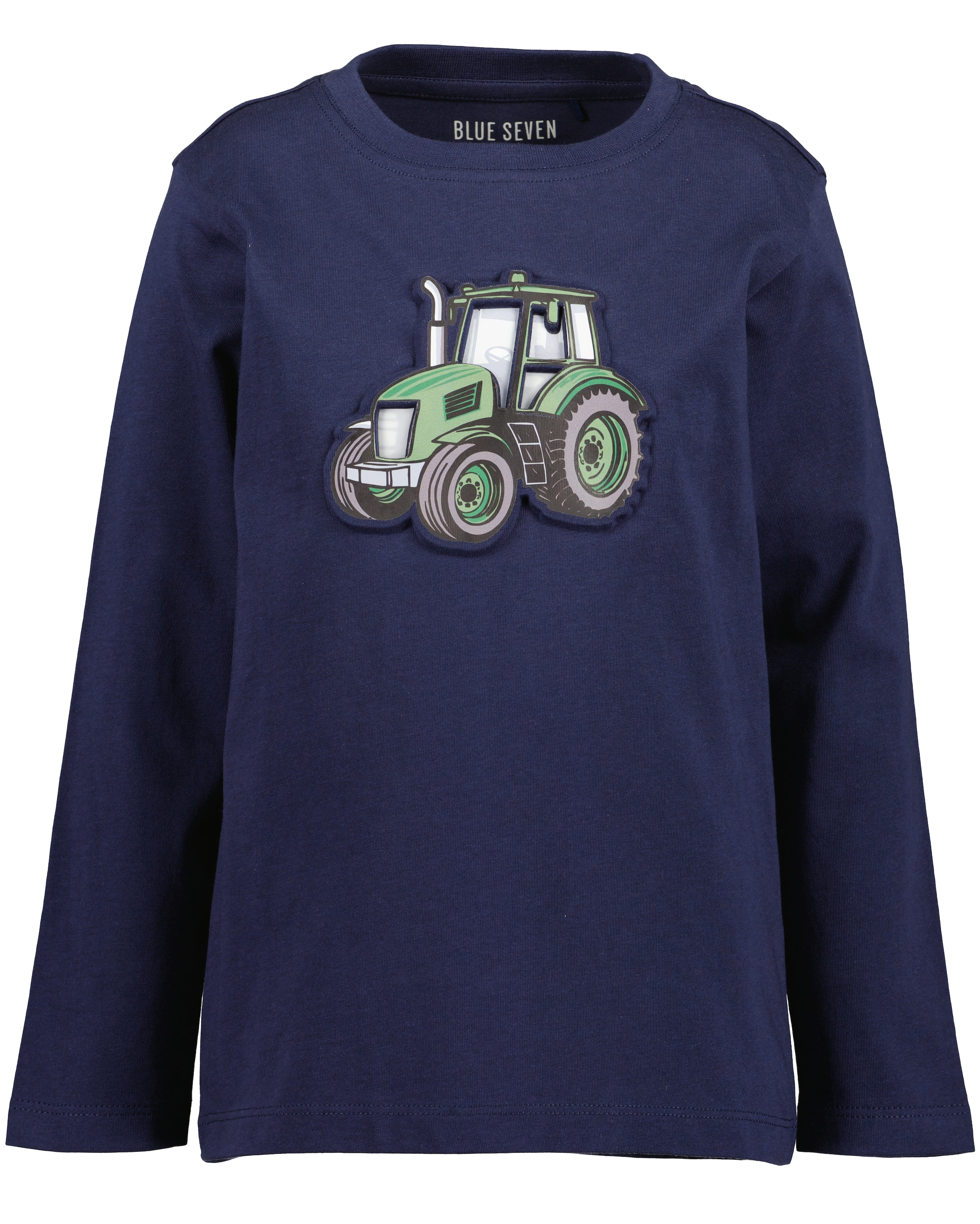 Image of Blue Seven Langarmshirt Baumwolle, Prägedruck