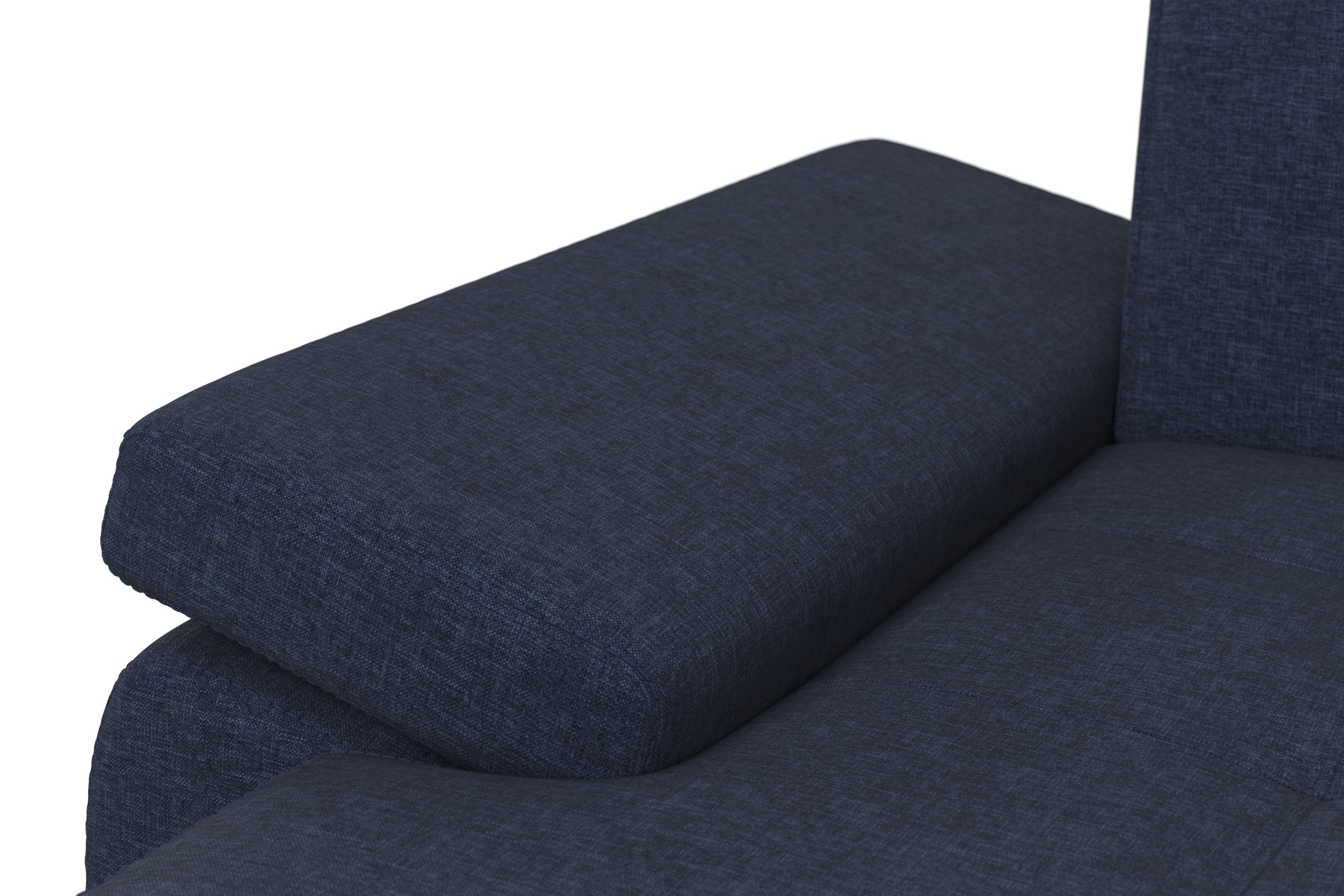 DOMO collection Wohnlandschaft »Capelo, komfortabel, klare Linien zeichnen dieses Design aus, U-Form«, mit Armteilverstellung, wahlweise mit Bettfunktion, Federkern