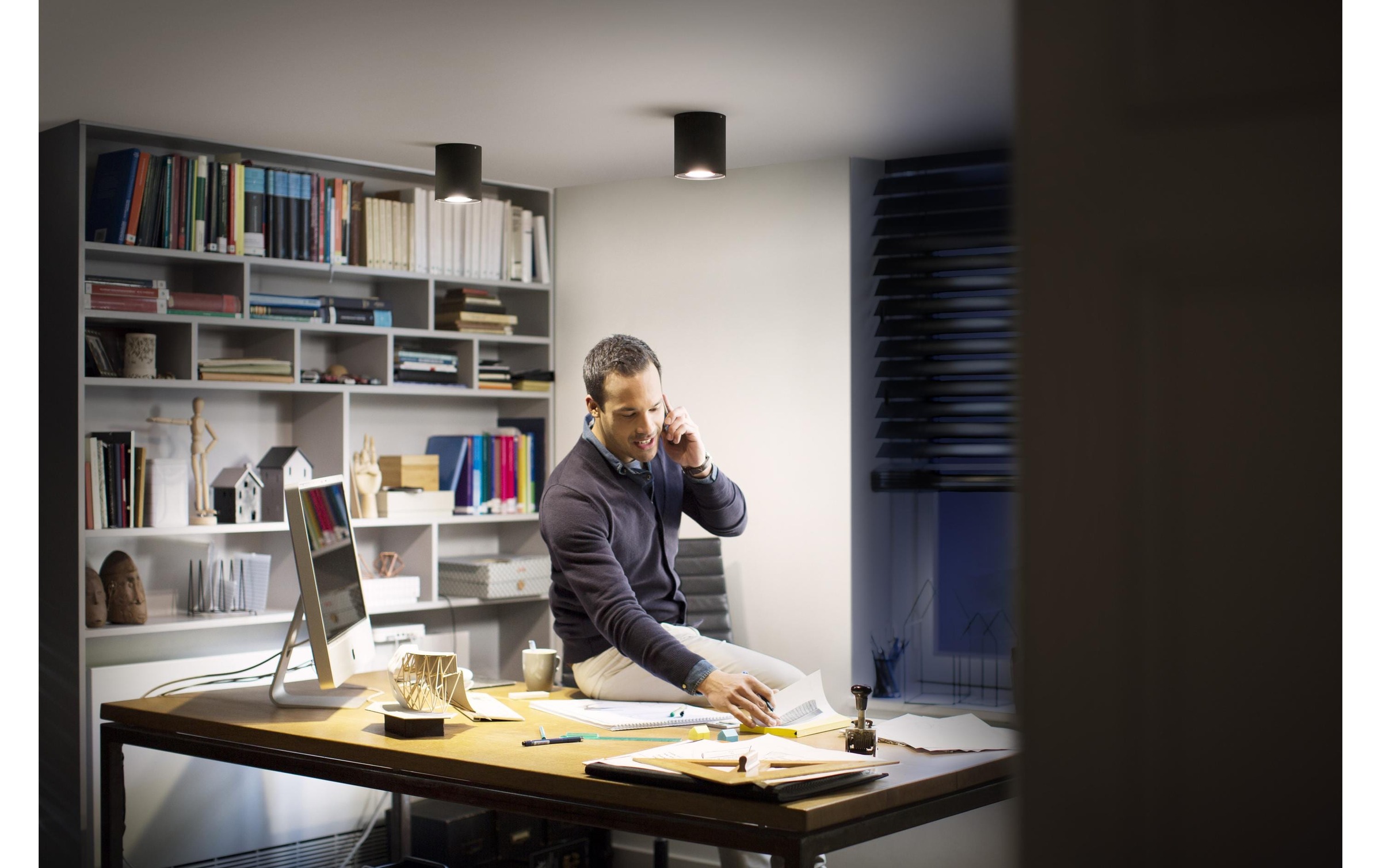 Philips Hue LED Deckenleuchte »Pillar inkl. Dimmschalter GU10«, Leuchtmittel GU10 | LED wechselbar