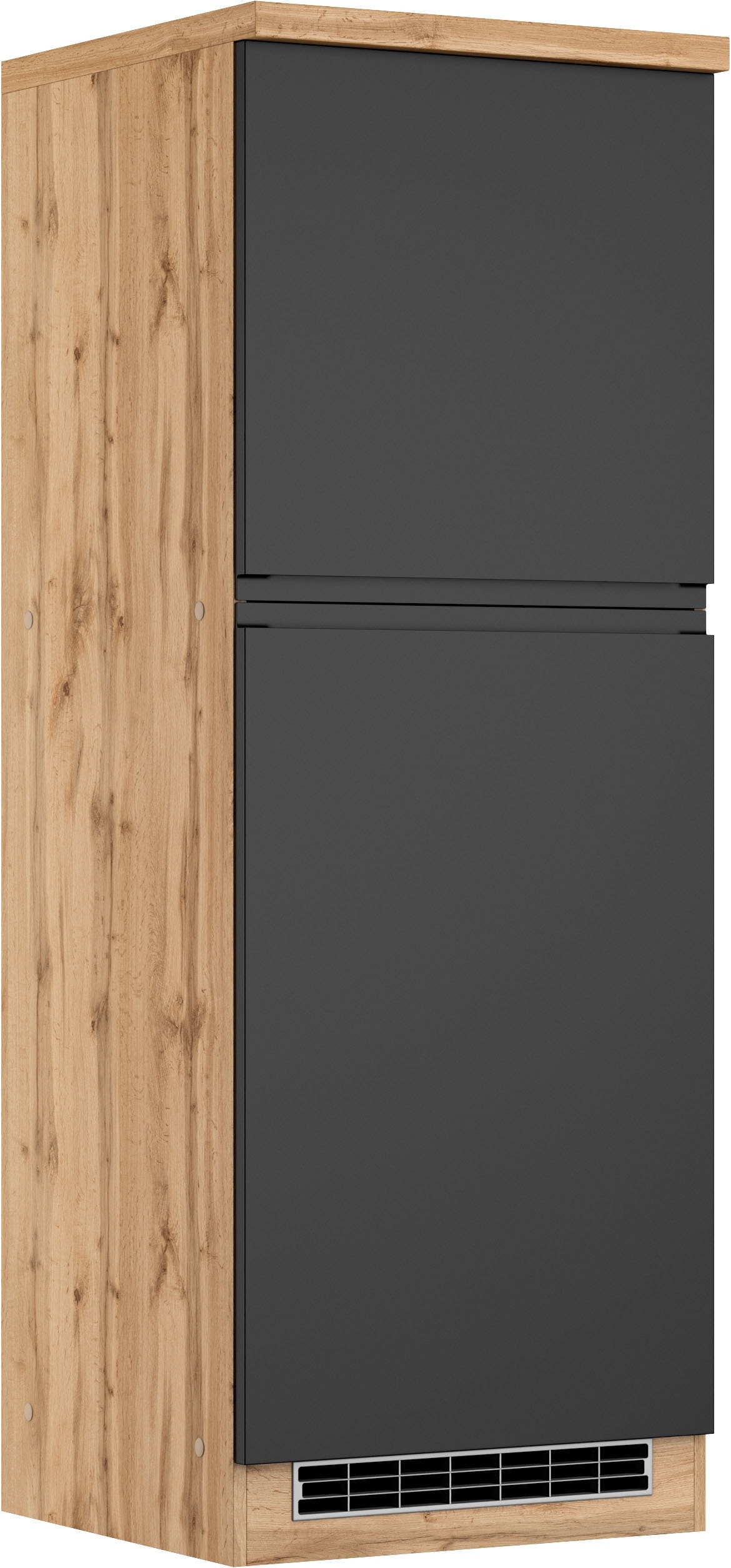 KOCHSTATION Armoire réfrigérée encastrable »KS-Virginia,neu in verbesserter Ausführung« Rangement, Softclose,  Largeur 60 cm, hauteur 165 cm, niche pour réfrigérateur : L/H/P 56/88/55 cm