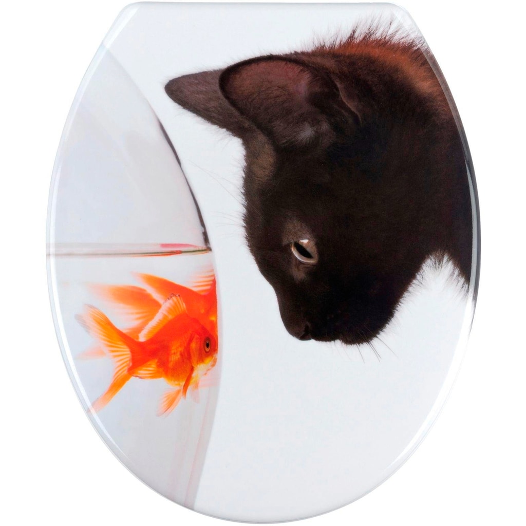 WENKO WC-Sitz »Fish & Cat«
