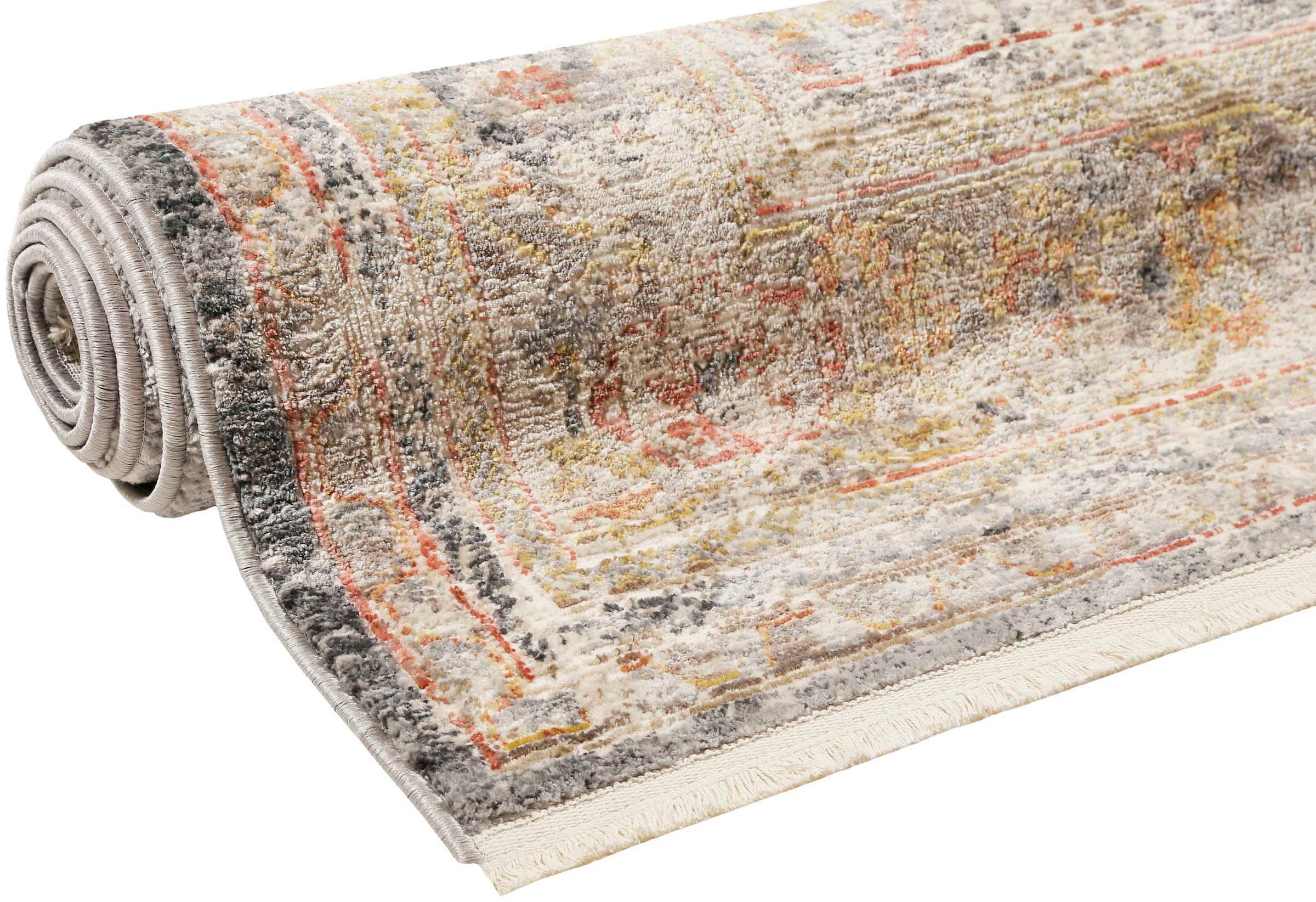 Wecon home Teppich »SoHo Fashion« rechteckig 7 mm Höhe Hoch-Tief-Struktur, Wohnzimmer