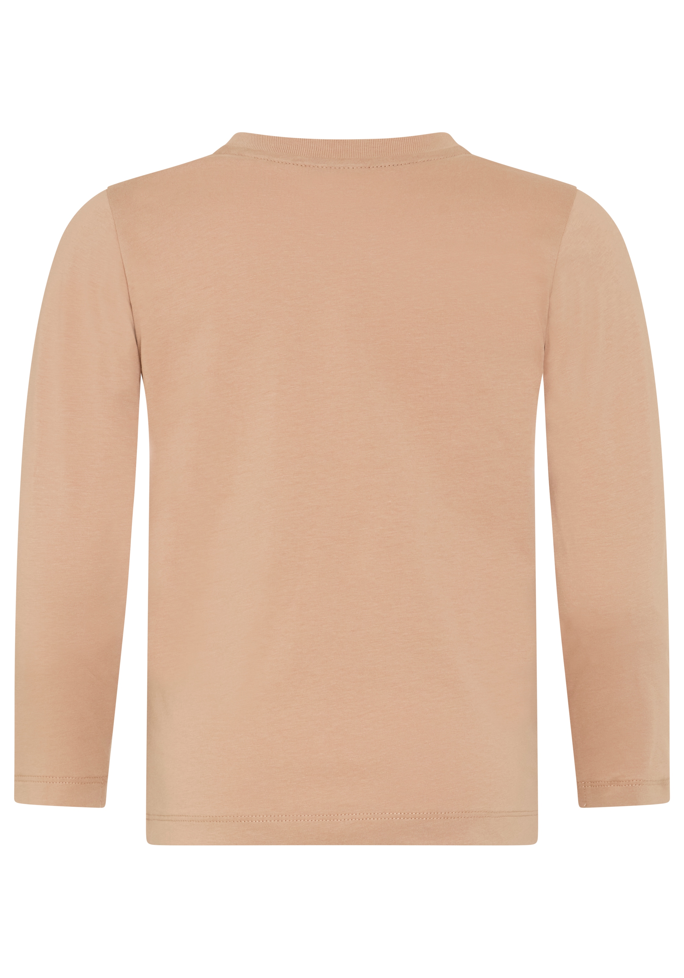 KIDSWORLD Langarmshirt »Shirt mit grosser Fuchs Frottee-Applikation« hüftlange Basic-Passform, Langarm-Design, mit Stickerei
