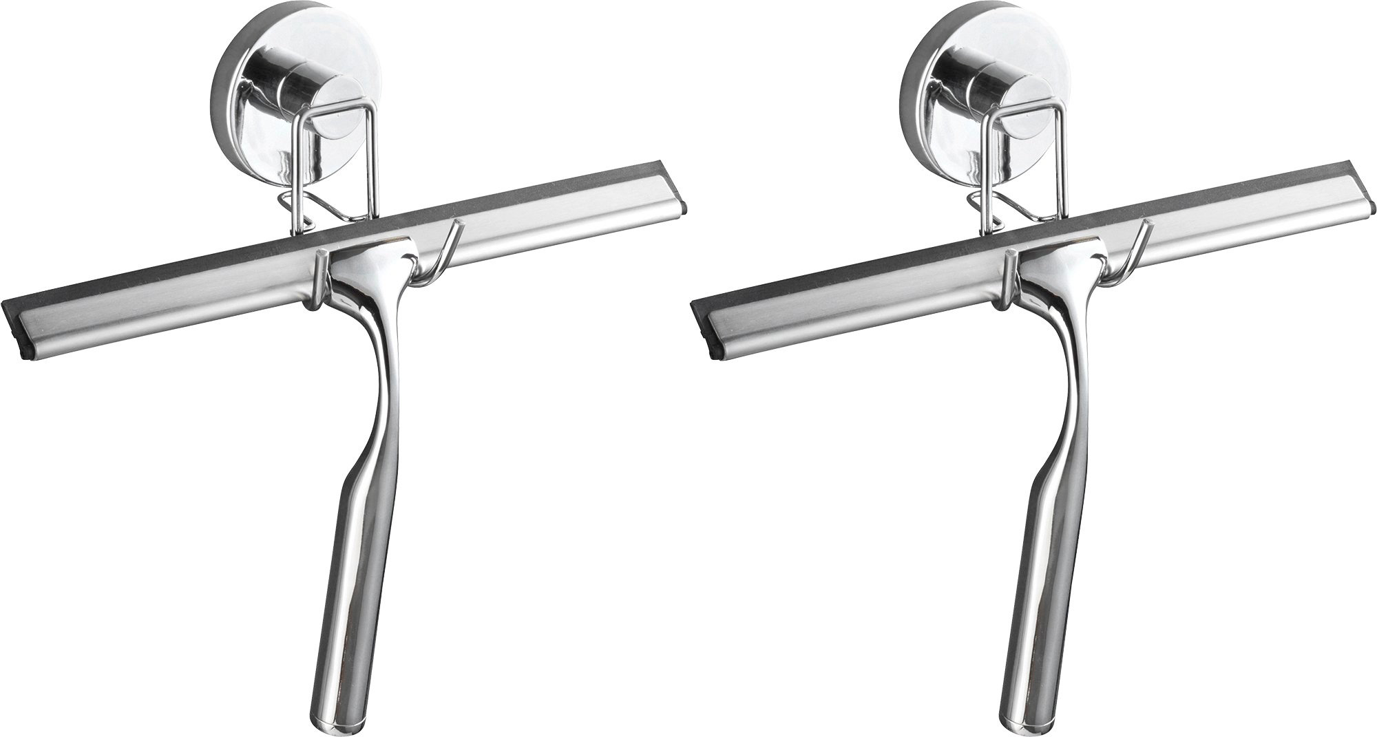 Image of WENKO Duschabzieher »Vacuum-Loc«, (2 St.), Badezimmerwischer bei Ackermann Versand Schweiz