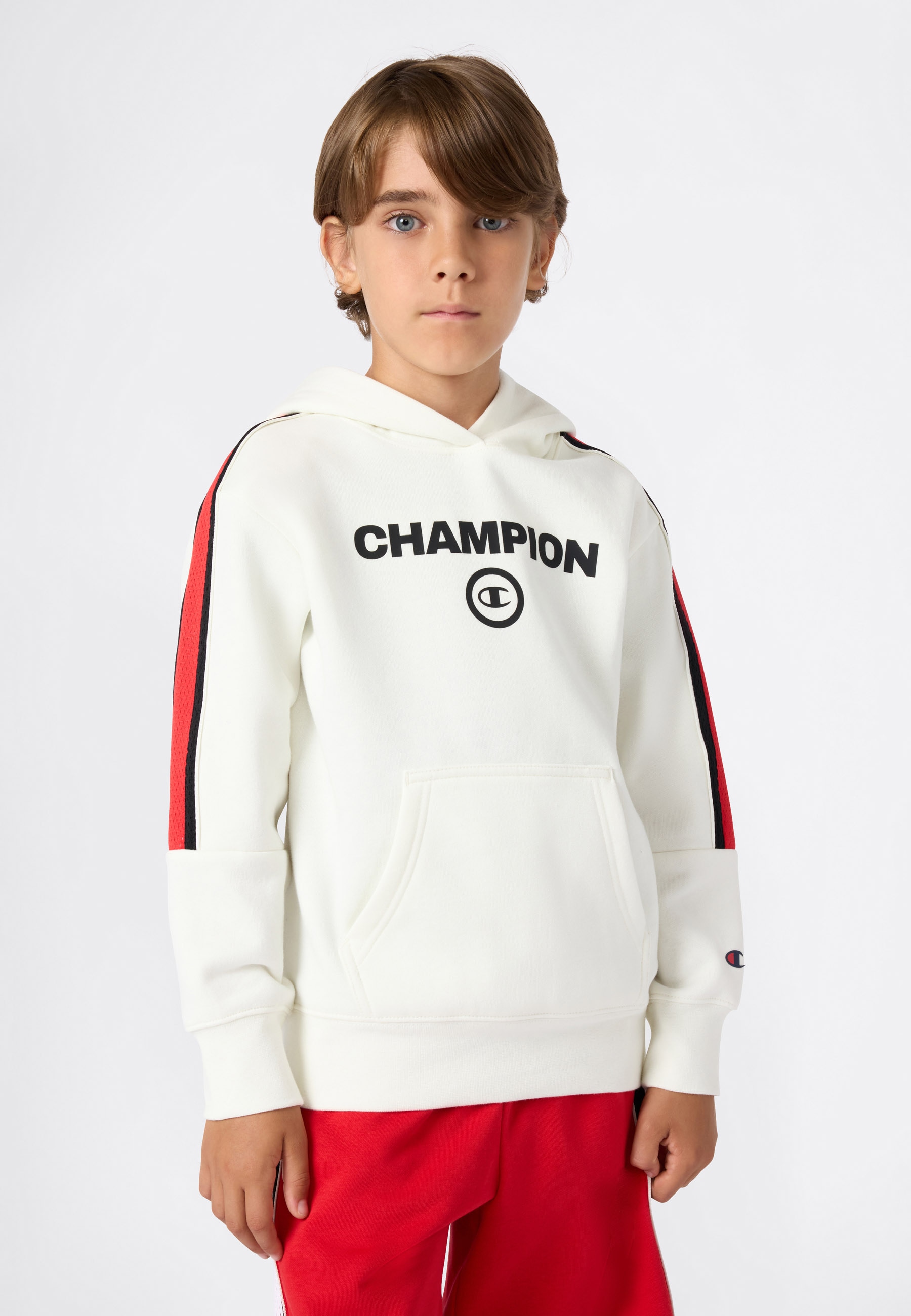 Image of Champion Kapuzensweatshirt, mit Kapuze, aus Baumwolle und Polyester