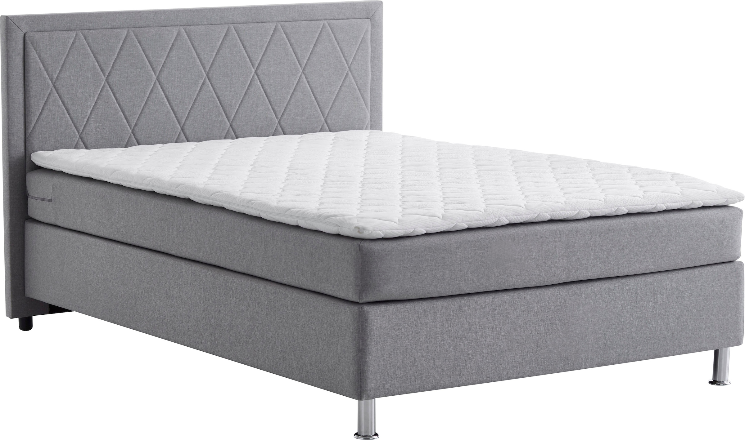 ATLANTIC home collection Boxbett »Helen«, Tonnentaschenfederkern-Matratze und Topper, wahlweise mit Bettkasten