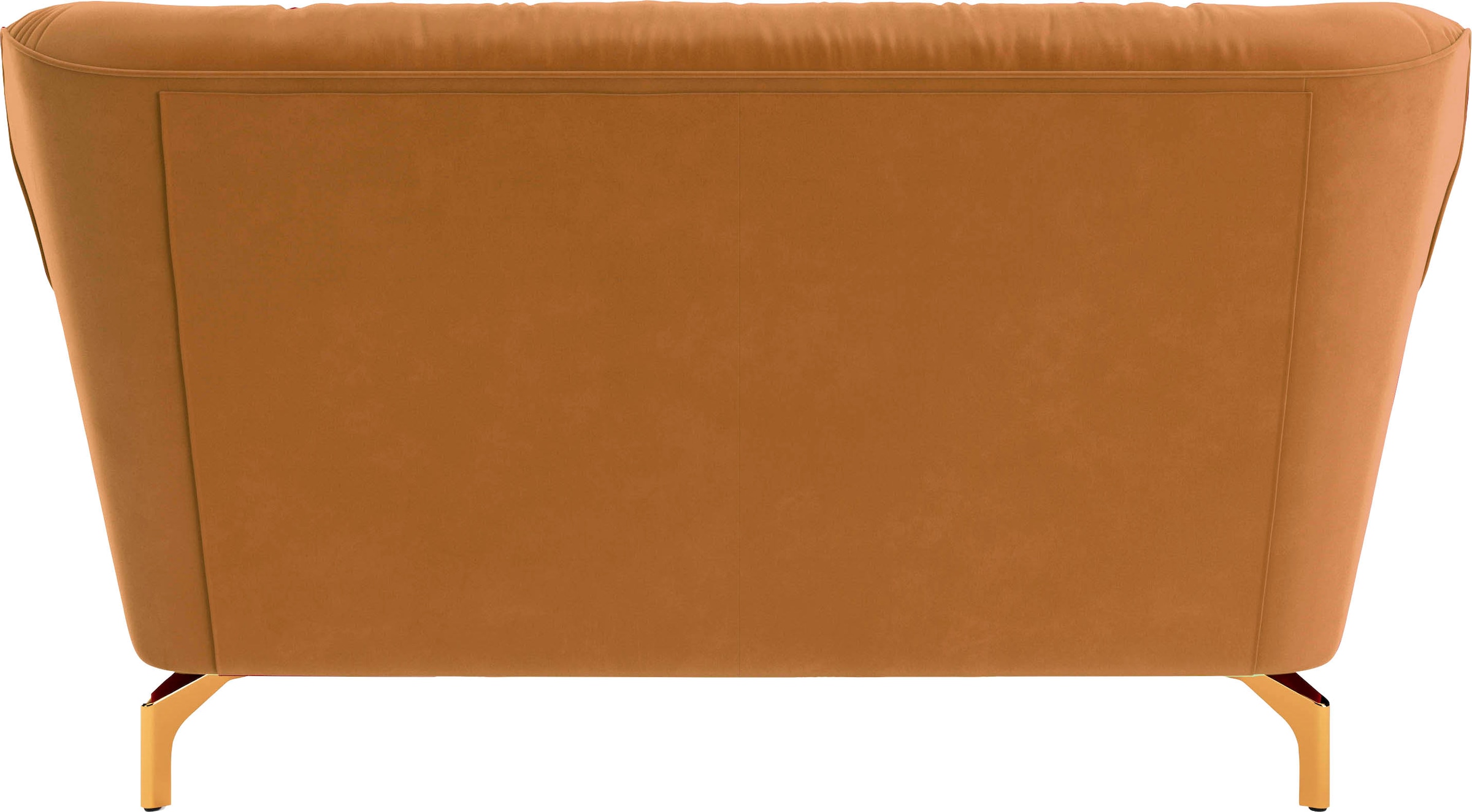 sit&more Polstergarnitur »Orient 3« 2 Stk. tlg. inkl. 4 Zierkissen mit Strass-Stein, goldfarbene Metallfüsse