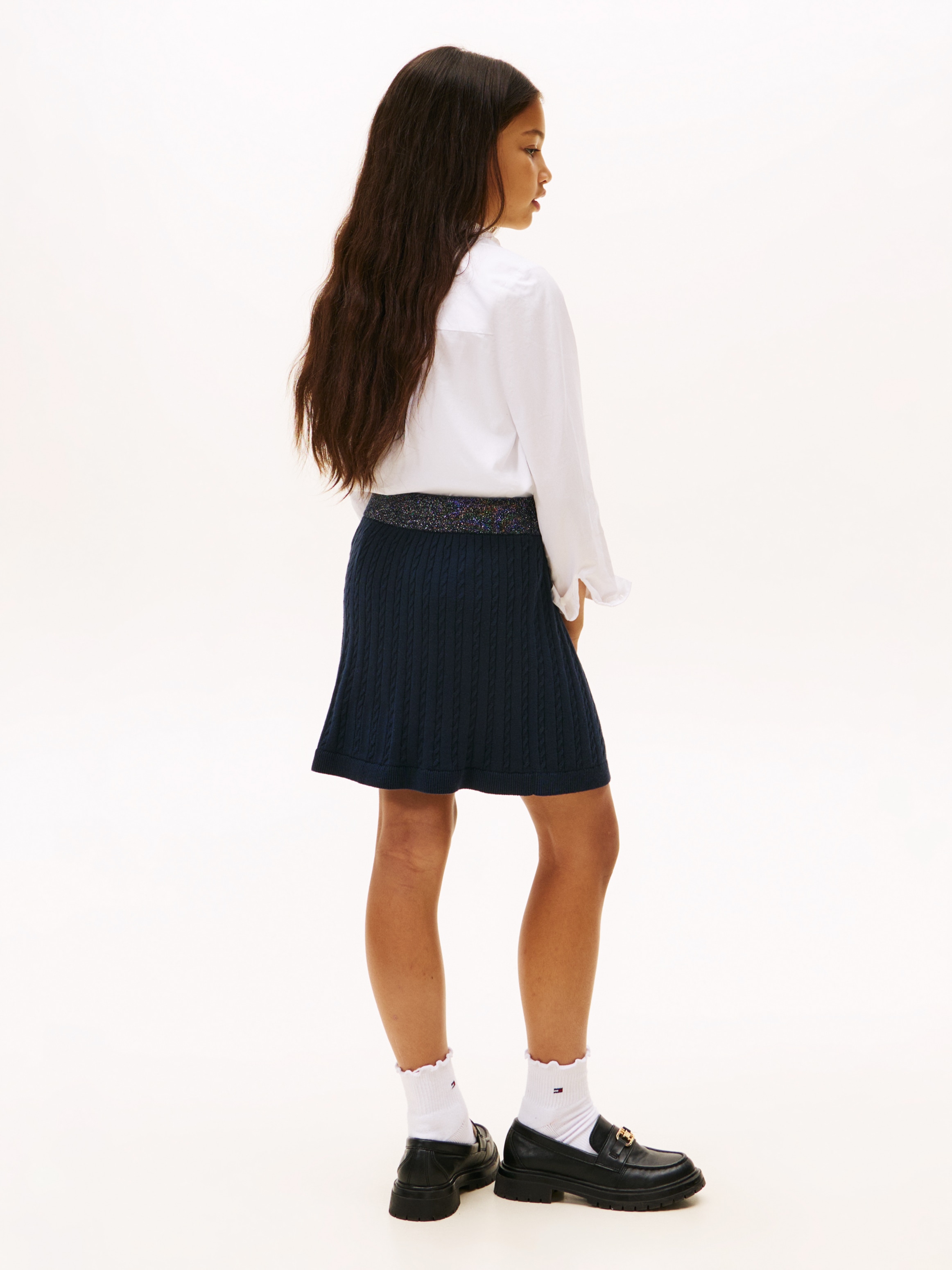 Tommy Hilfiger Jupe en tricot »MINI CABLE SKIRT« Regular fit, für Kinder bis 16 Jahre