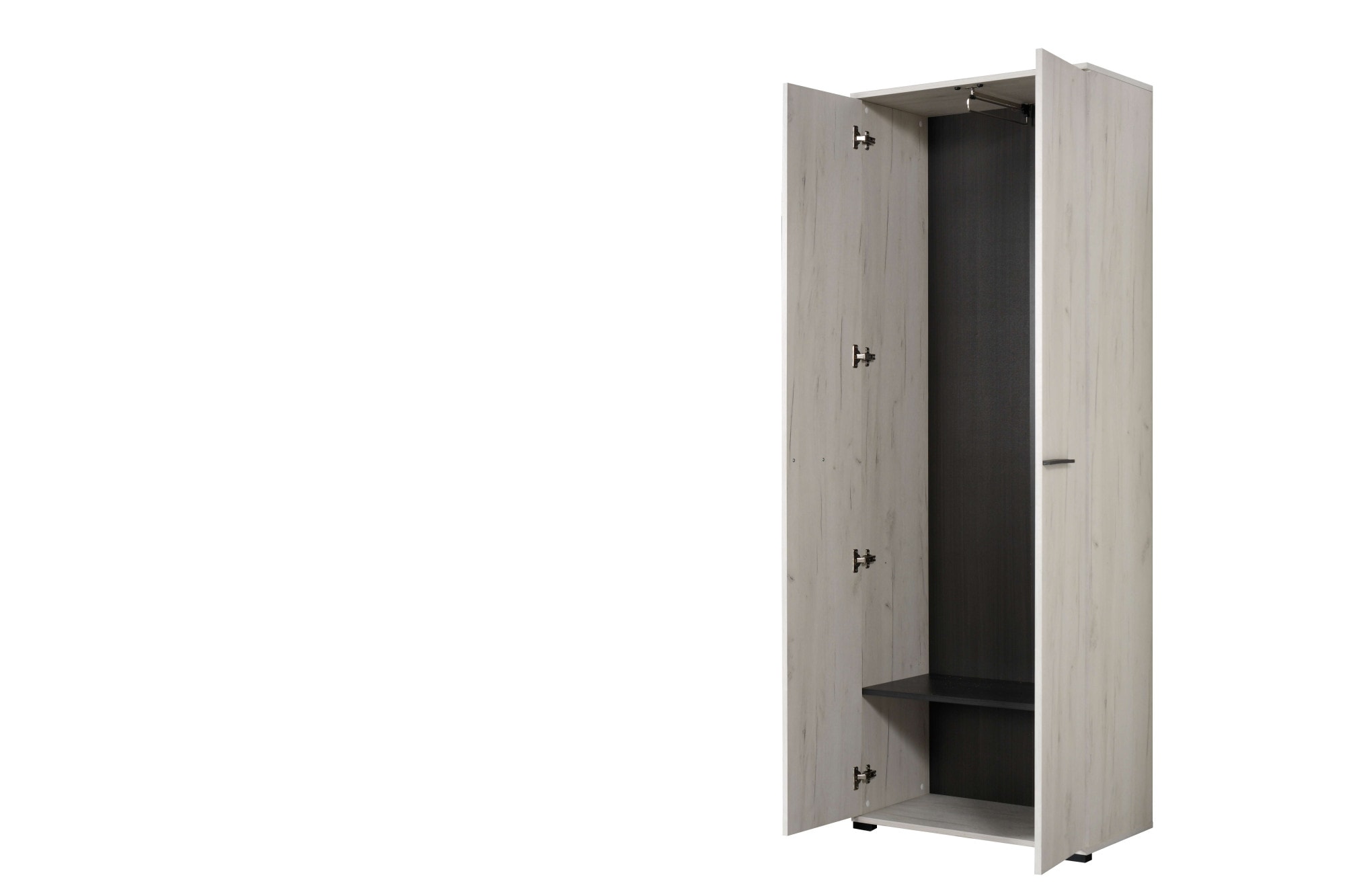 Home affaire Armoire vestiaire »Lorca Drehtürenschrank, Dielenschrank , Flurschrank, Mehrzweckschrank« Design moderne effet chêne avec chants ABS, 2 portes
