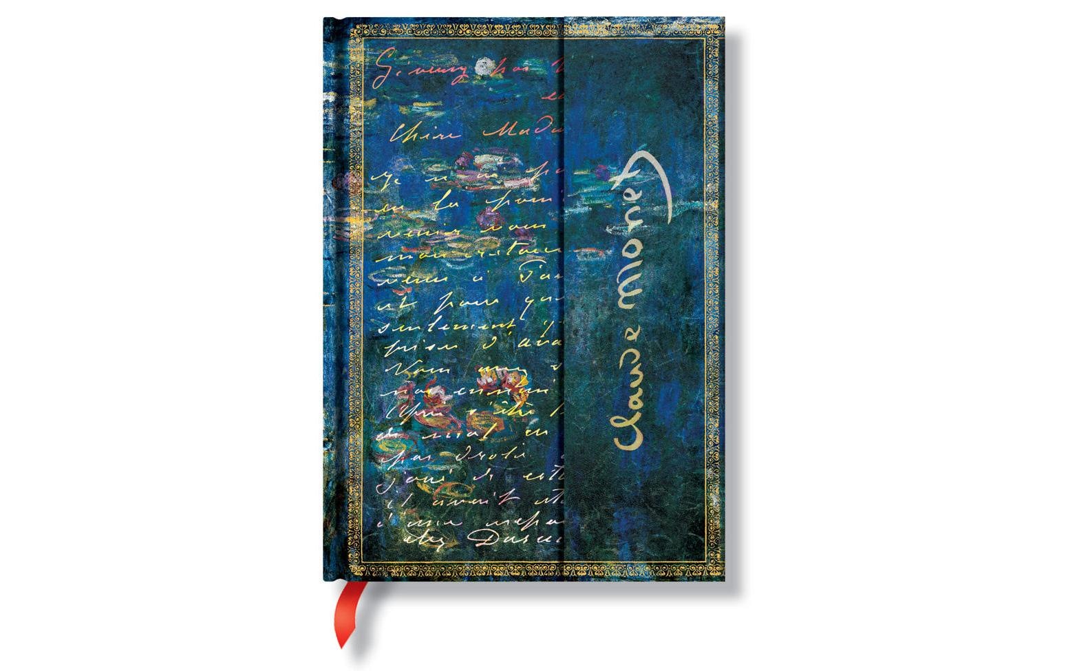 Image of Notizbuch "Notizbuch 125 mm x 180 mm Monet Seerosen"