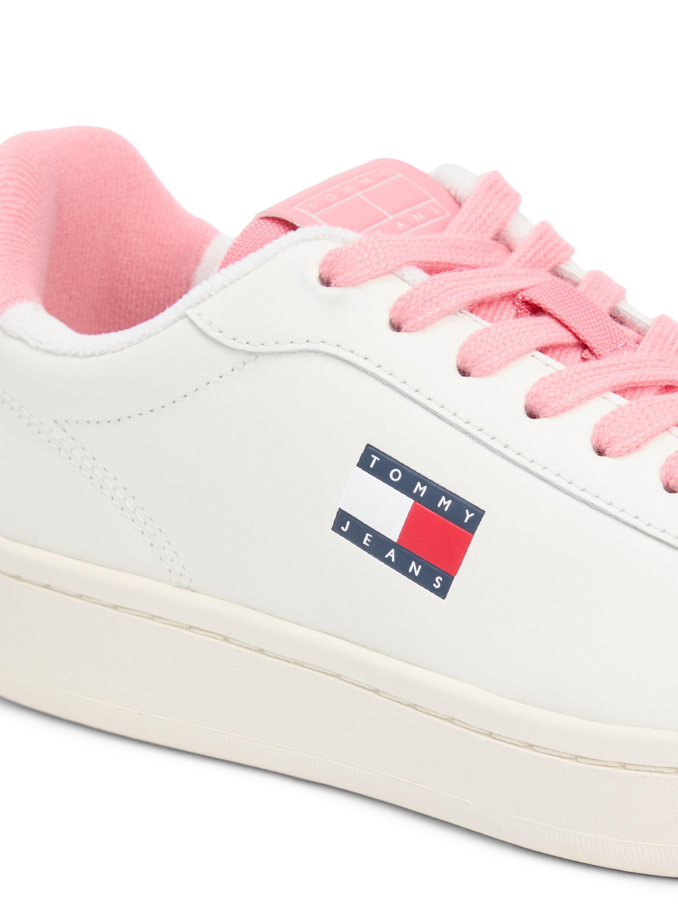 Tommy Jeans Plateausneaker »ARCHIVE' 98«  Freizeitschuh, Halbschuh, Schnürer mit Kontrastbesatz an der Ferse