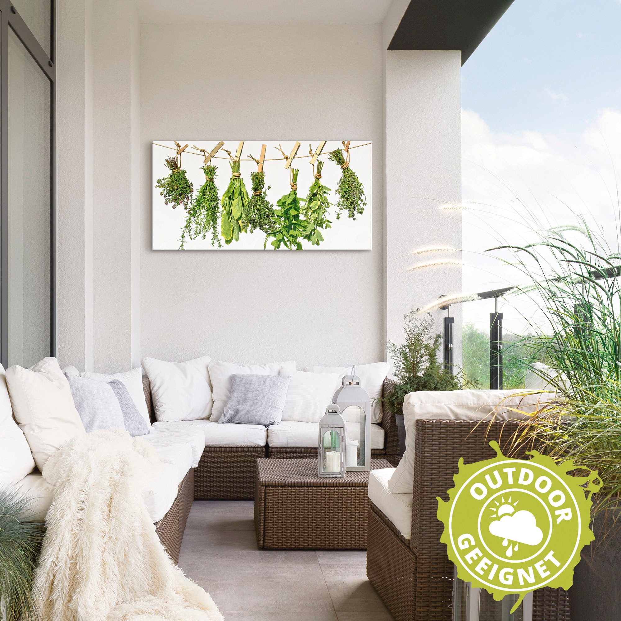 Artland Wandbild »Kräuter« Pflanzen 1 Stk. tlg. als Alubild, Leinwandbild in verschied. Grössen