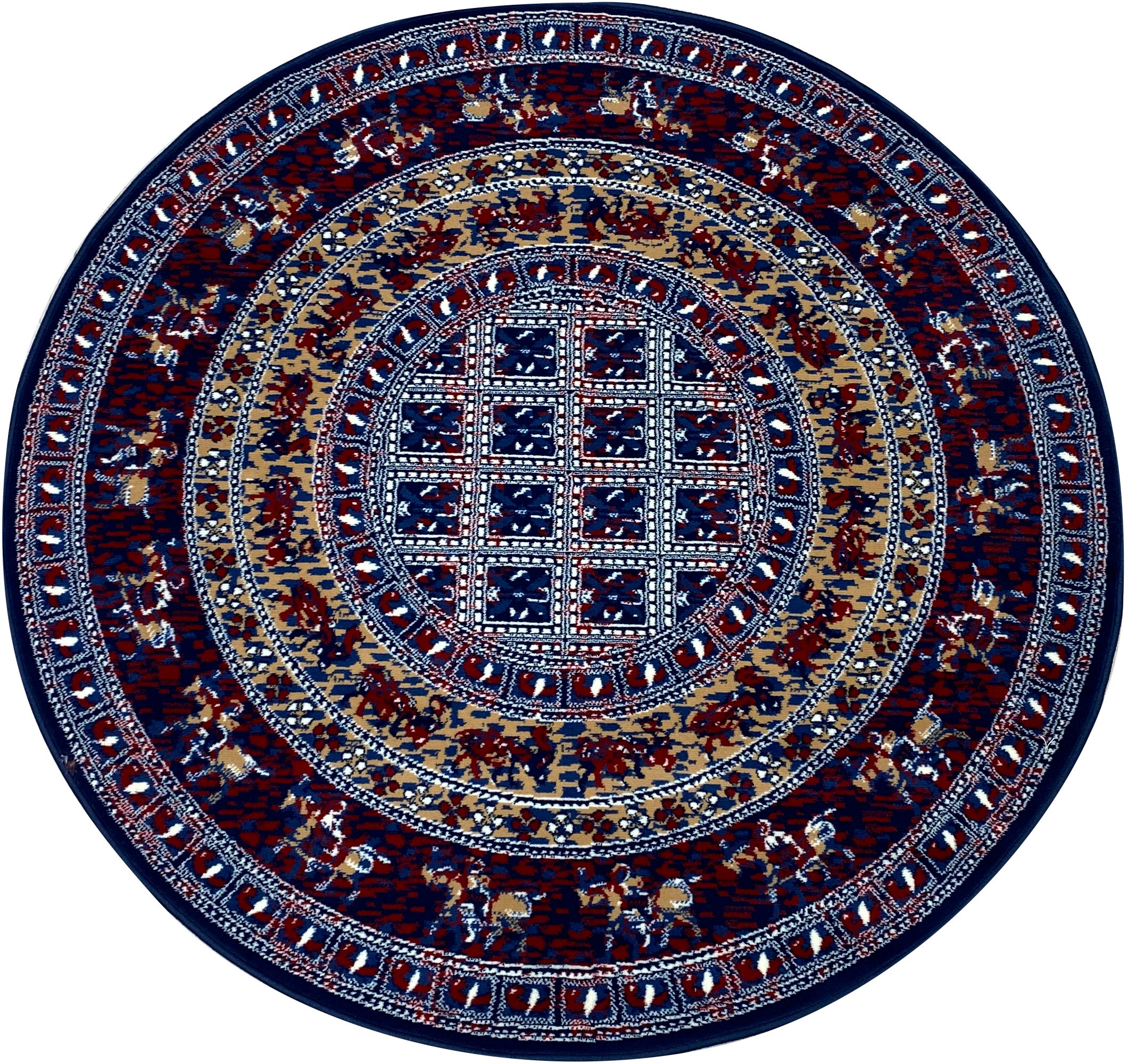 Image of my home Teppich »Karavane«, rund, 7 mm Höhe, Orient - Dekor, ideale Teppiche für Wohnzimmer, Schlafzimmer, Esszimmer bei Ackermann Versand Schweiz