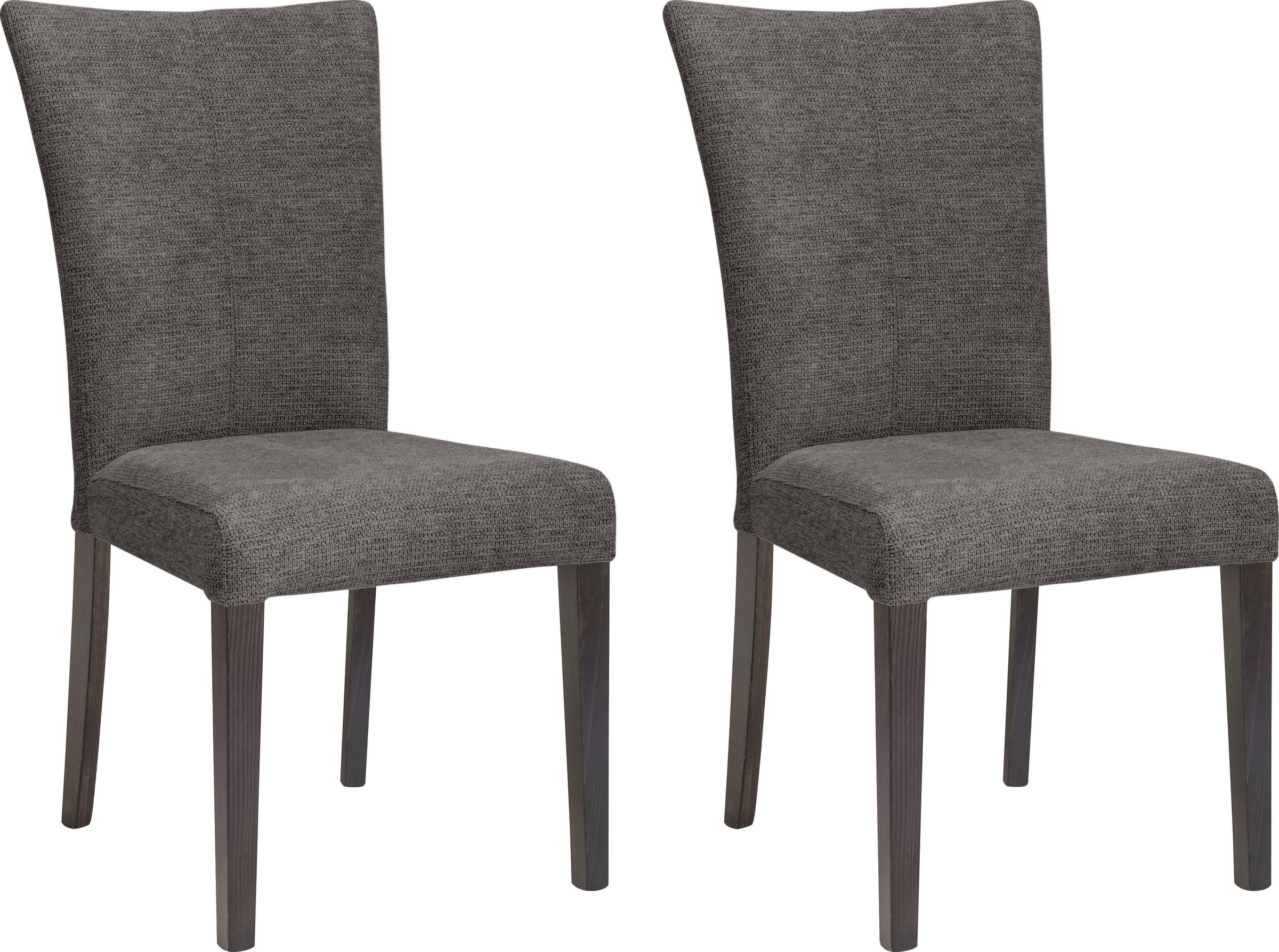 Image of Home affaire 4-Fussstuhl »Aspen«, (Set), 2 St., Softstruktur, Beine aus massiver Buche, wengefarben lackiert bei Ackermann Versand Schweiz