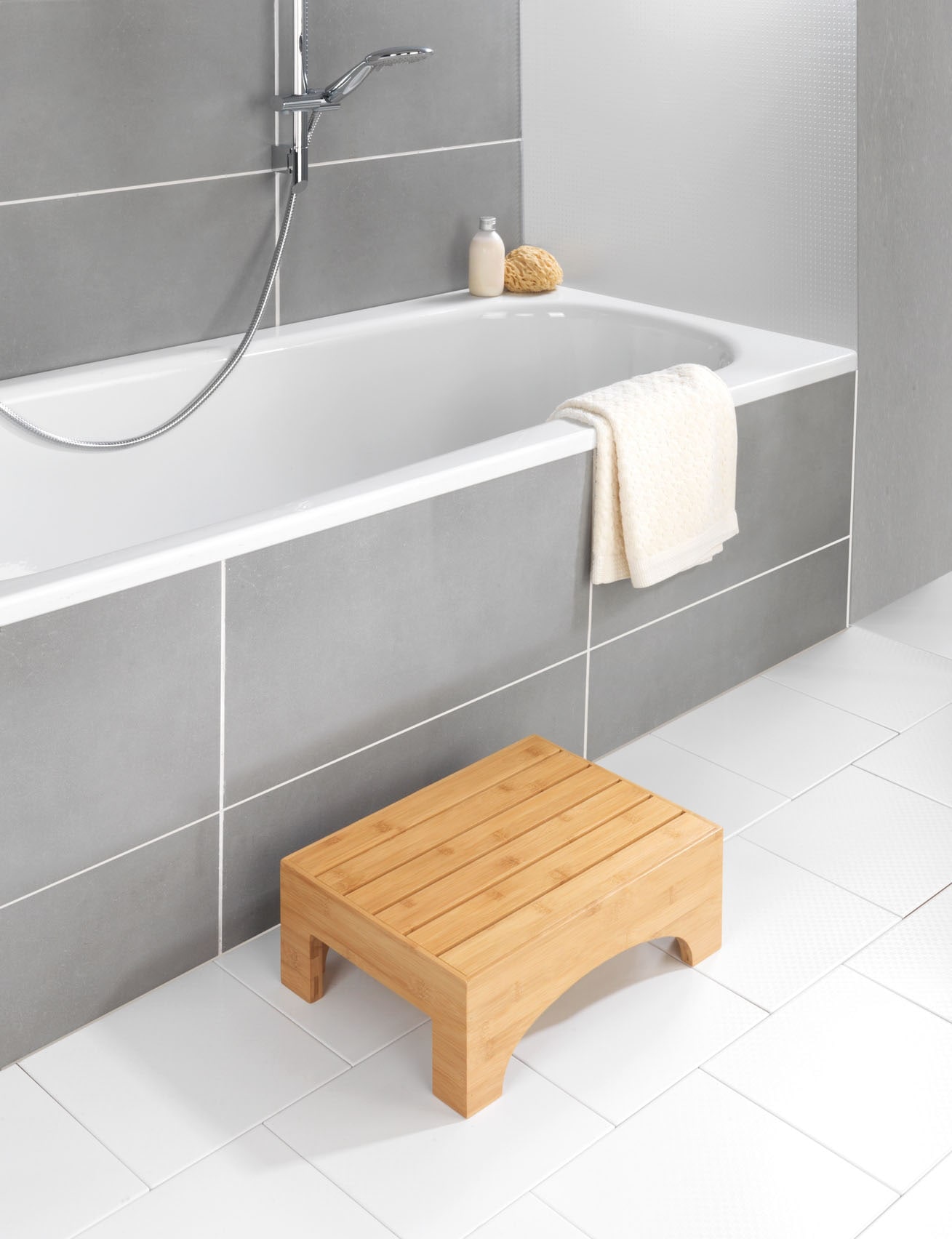 WENKO Badhocker »Bambusa« BxTxH: 40x30x15cm