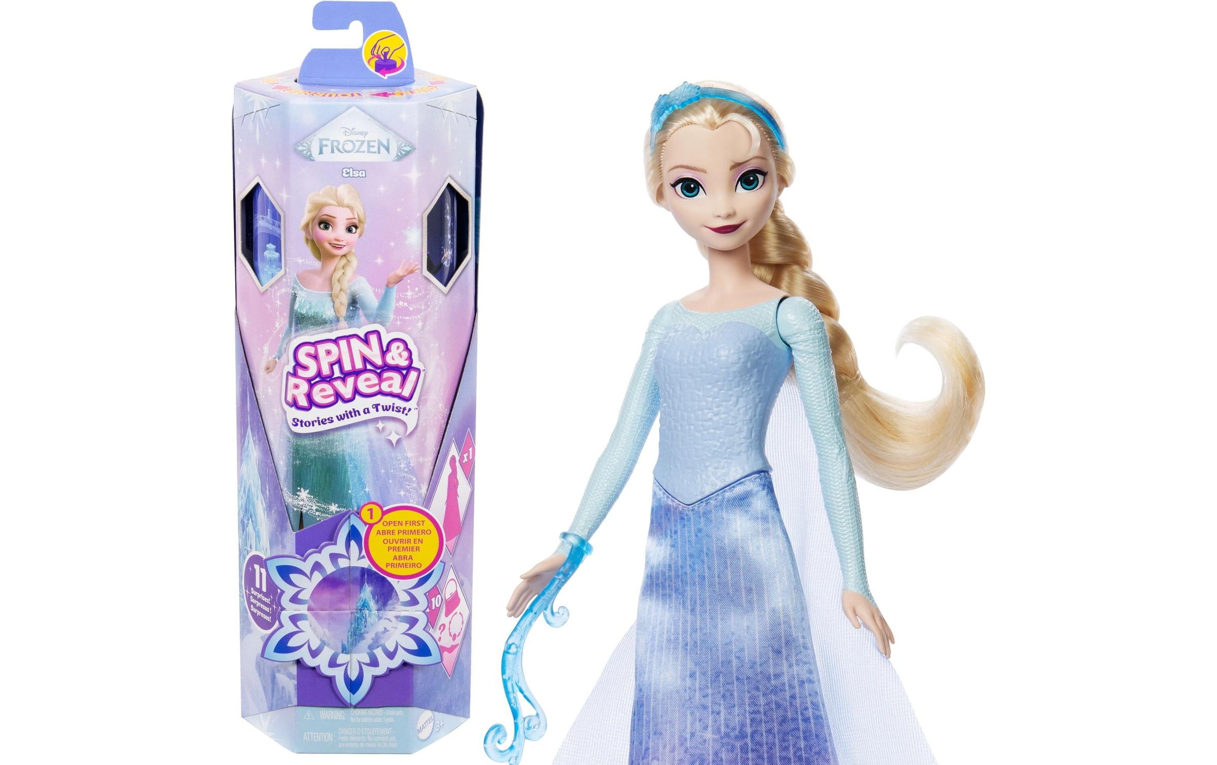 Disney Frozen Anziehpuppe »Frozen Eiskönigin Spin & Reveal Elsa«