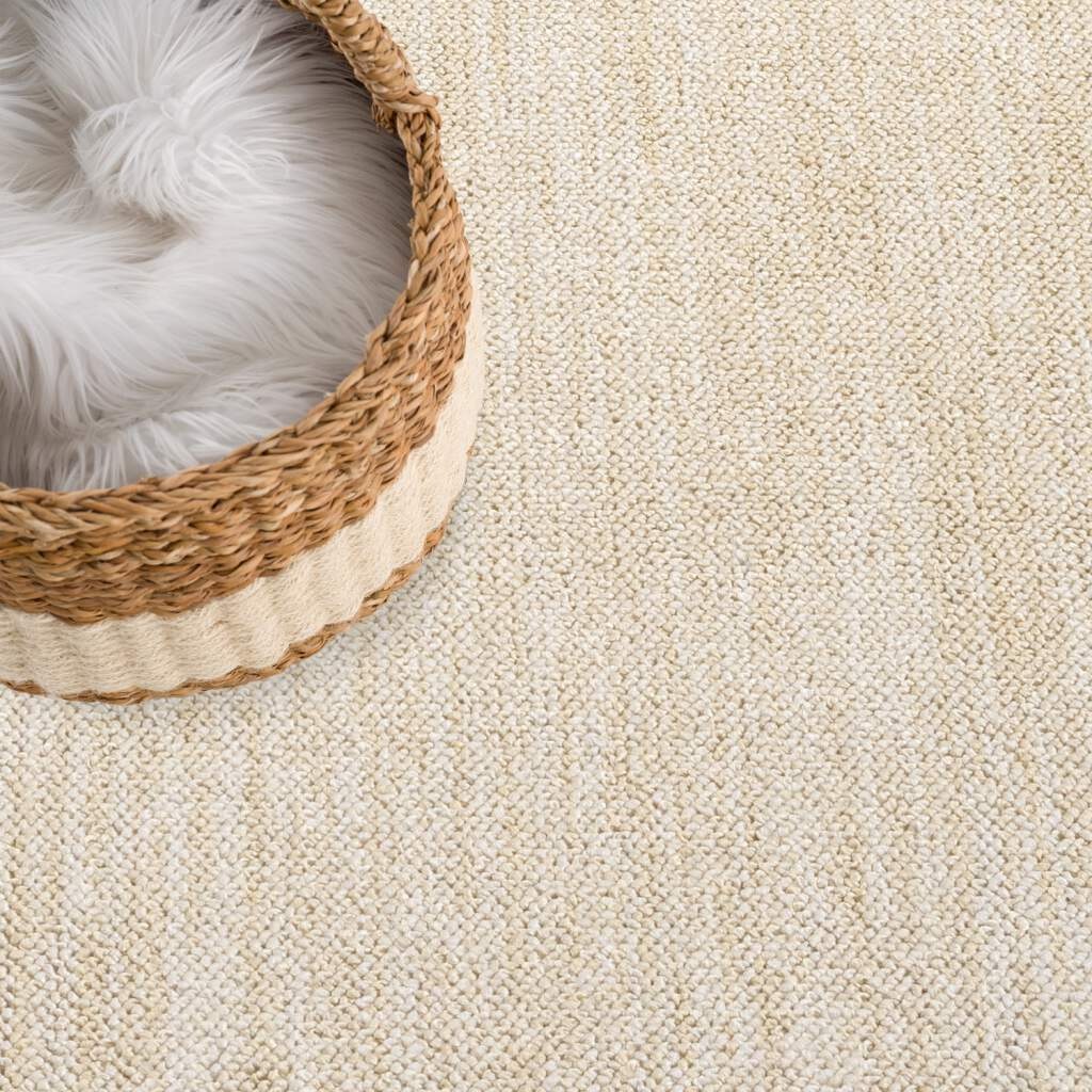 Carpet City Teppich »CLASICO 0052«, rund, 11 mm Höhe, Kurzflor, Hochtief-Muster, Boho, Wohnzimmer