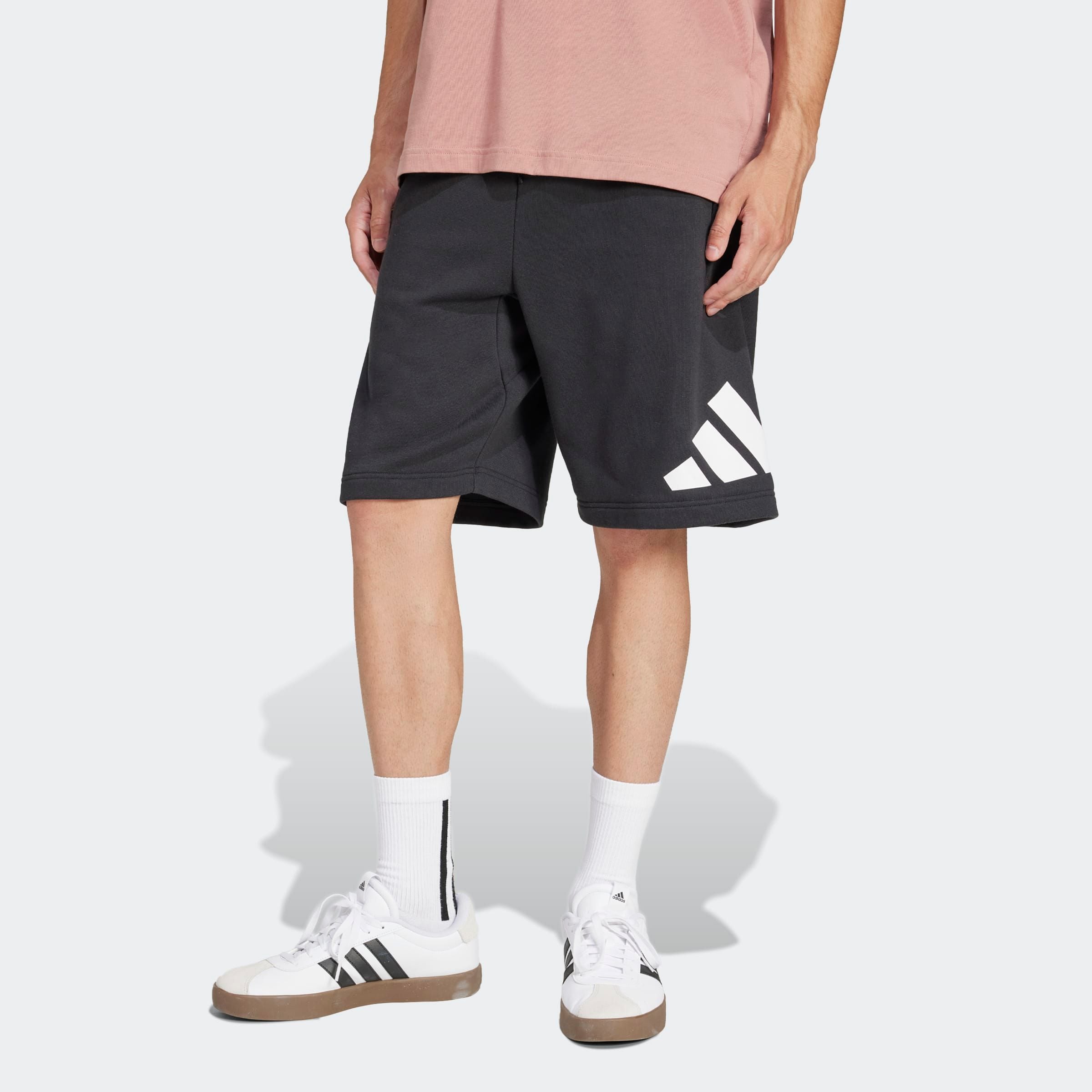 Image of adidas Sportswear Shorts "ESSENTIALS BIG LOGO FRENCH TERRY" sportliche Shorts, für Erwachsene, mit Kordelverschluss, normale Weite