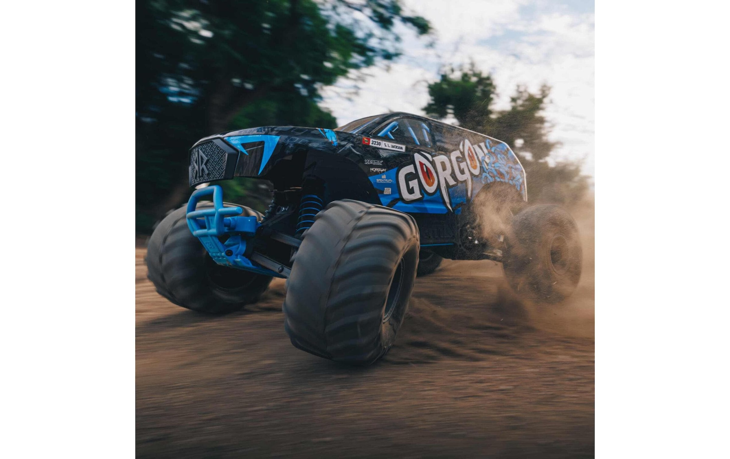RC-Boot »Arrma Gorgon MEGA 550 RWD Blau ARTR«