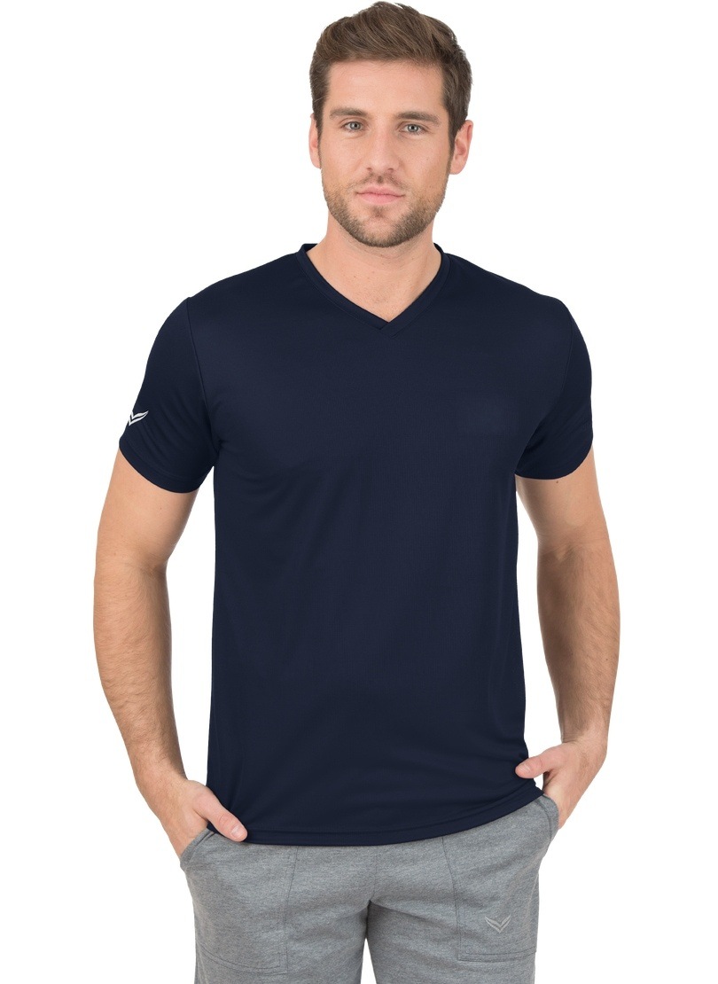 Trigema T-Shirt »TRIGEMA V-Shirt COOLMAX®«, (1 tlg.)