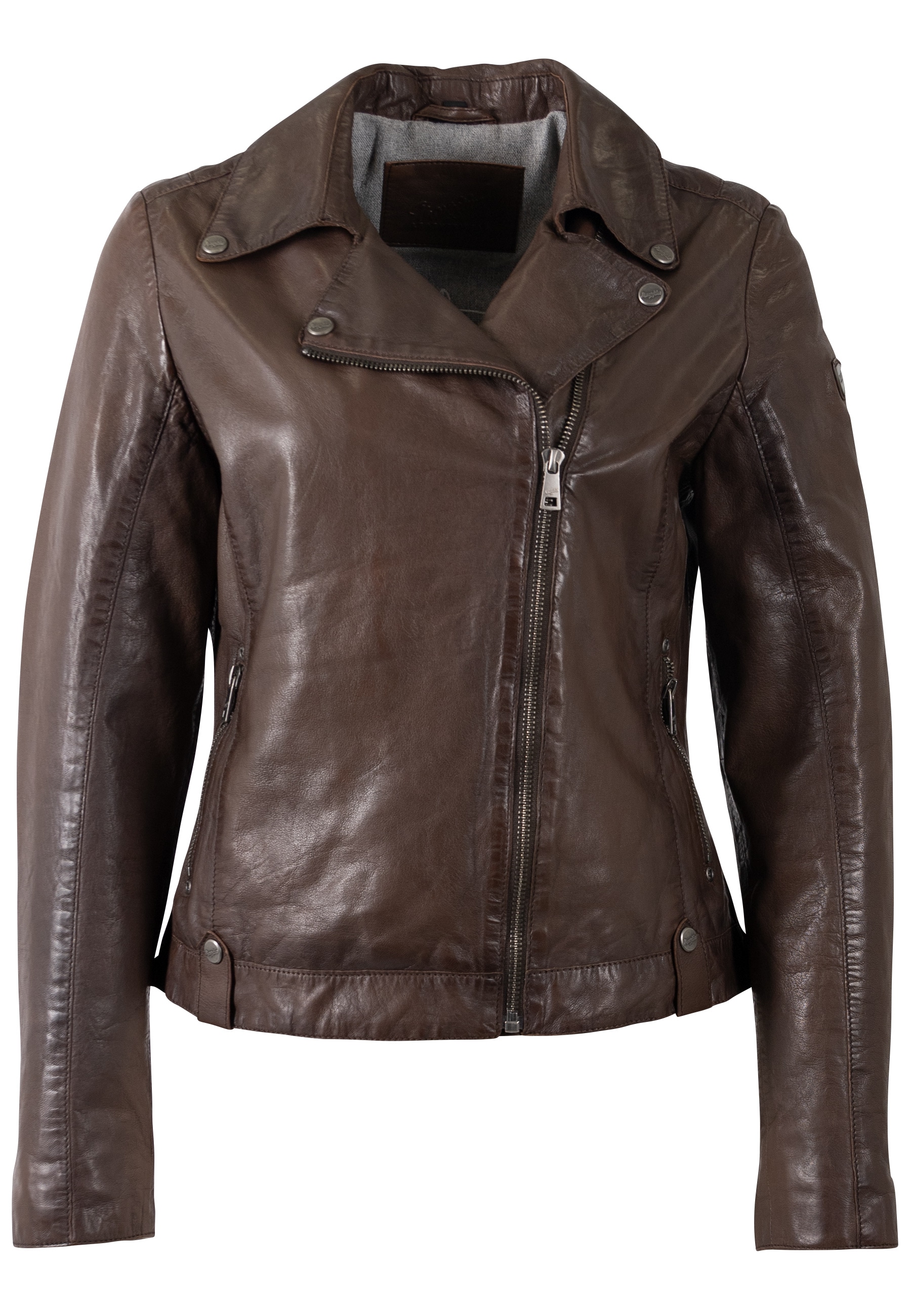 Mauritius Veste en cuir »MWFarah« mit Reverskragen