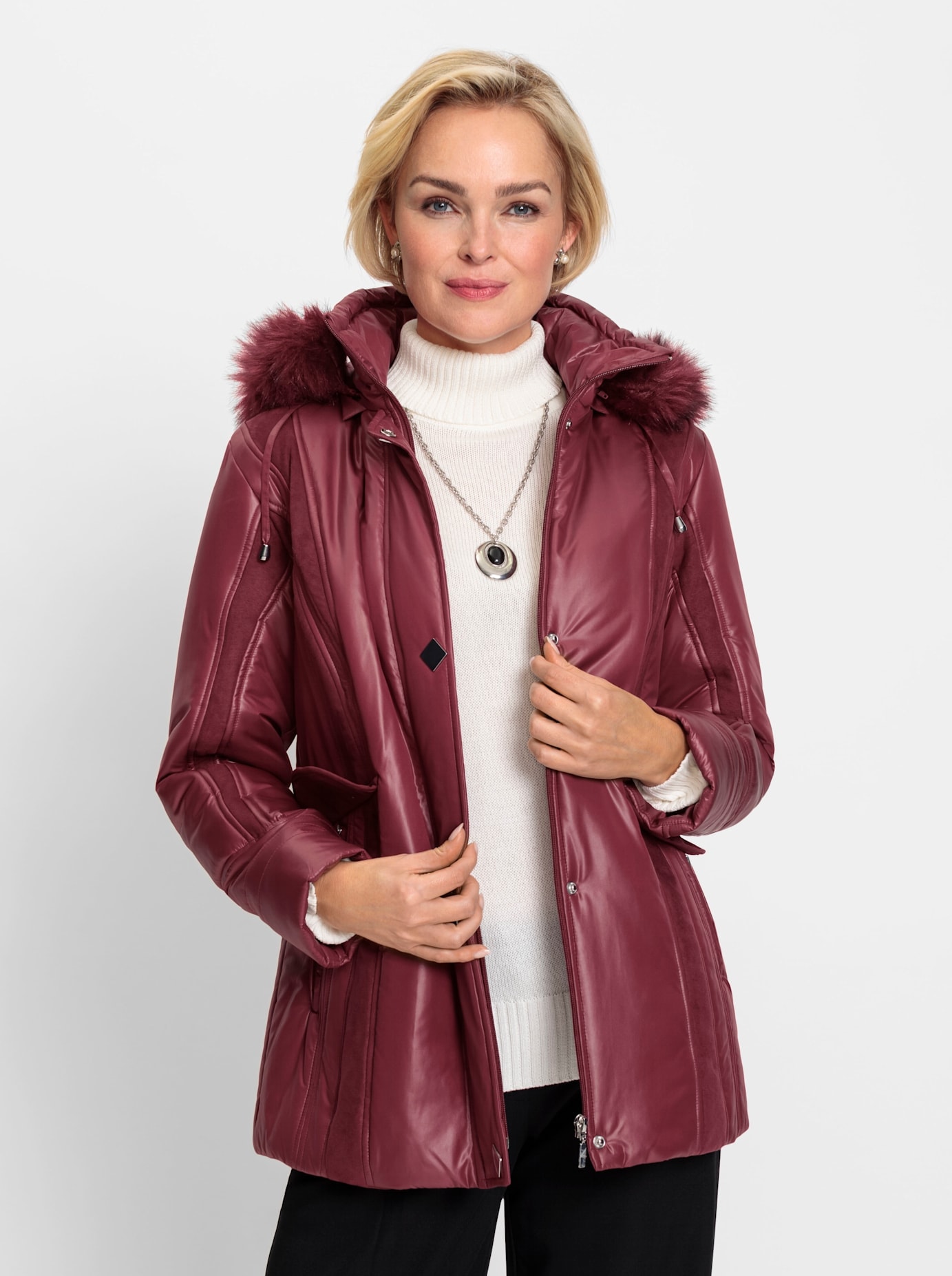 Winterjacke, mit Kapuze