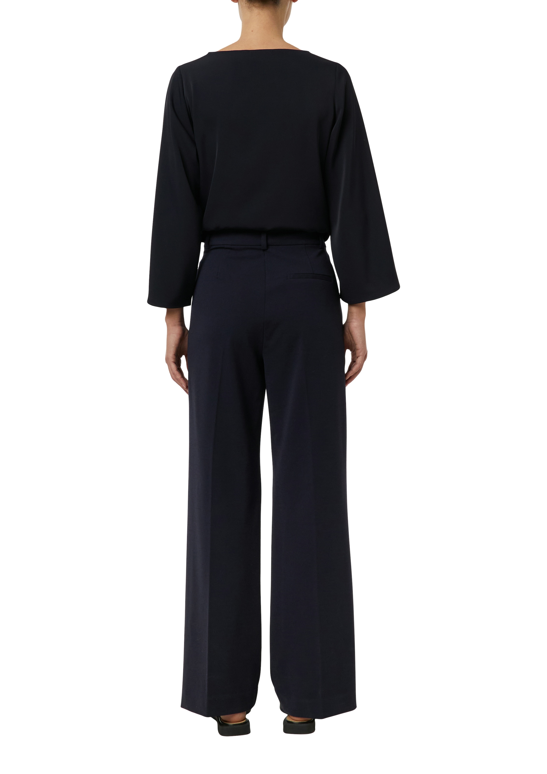 Comma Pantalon à pinces  mit Viskose und Stretch