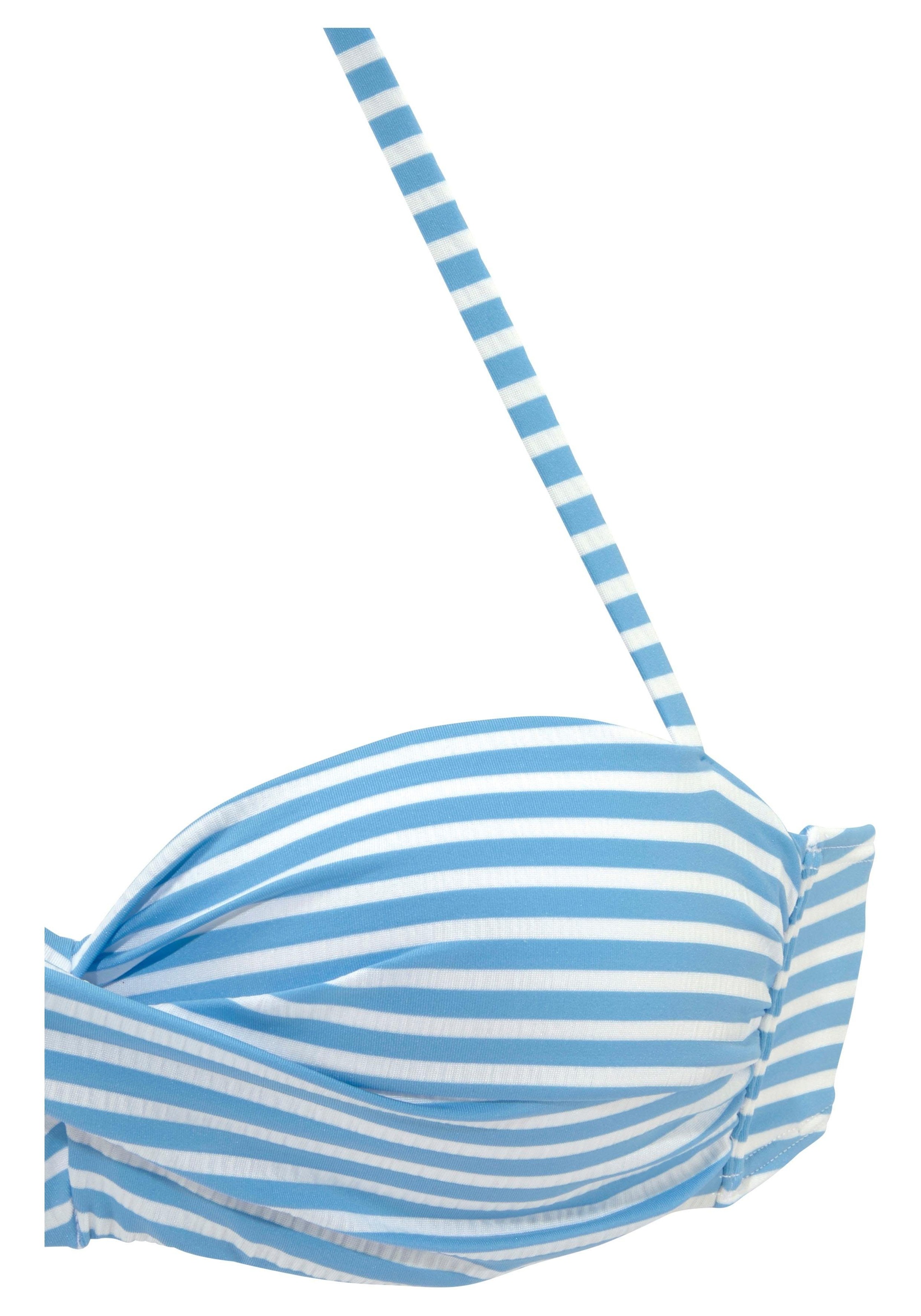 s.Oliver Bügel-Bandeau-Bikini in Wickeloptik
