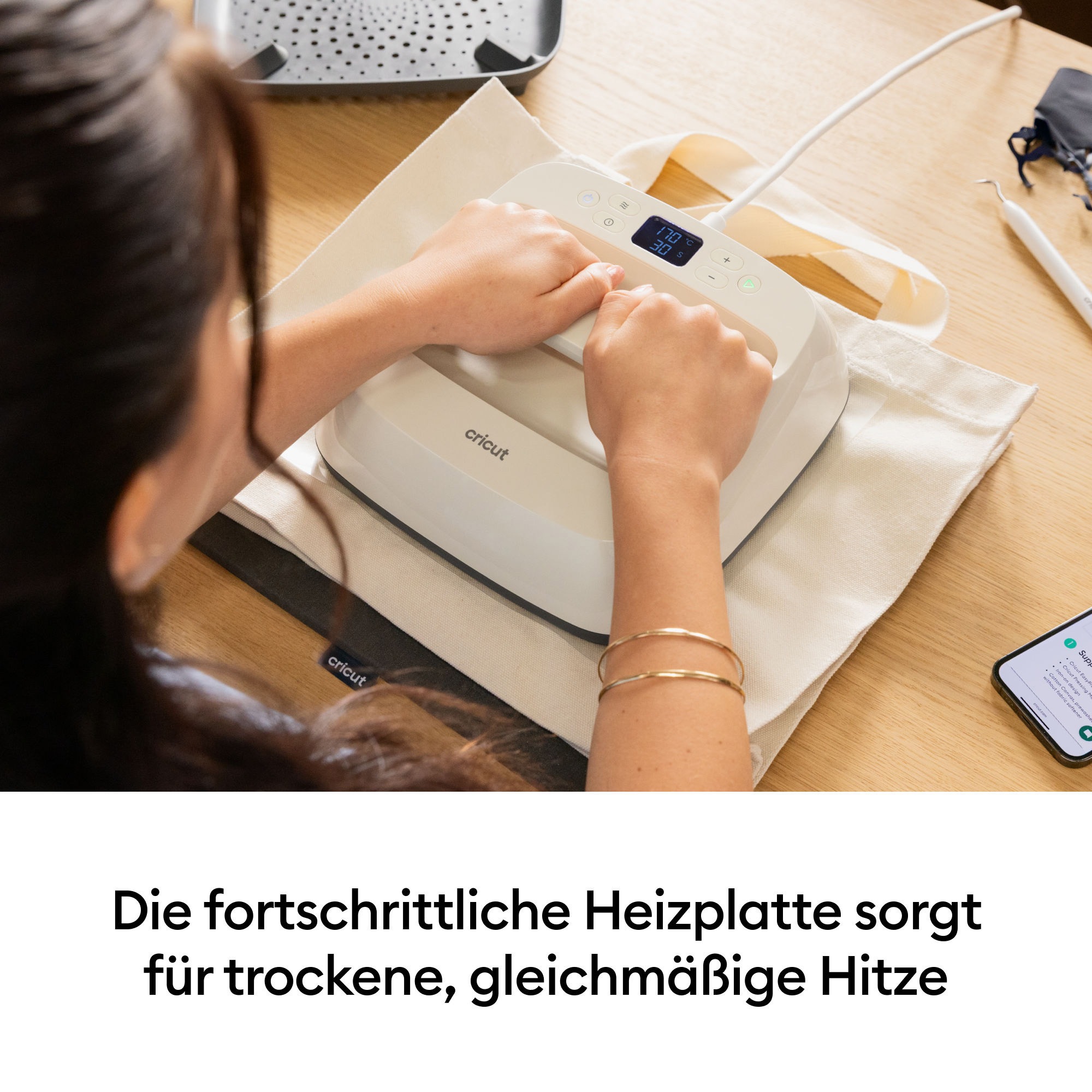 Cricut Transferpresse »EasyPress™ 3 – 22,5 cm x 22,5 cm« 22,5 cmx22,5 cm