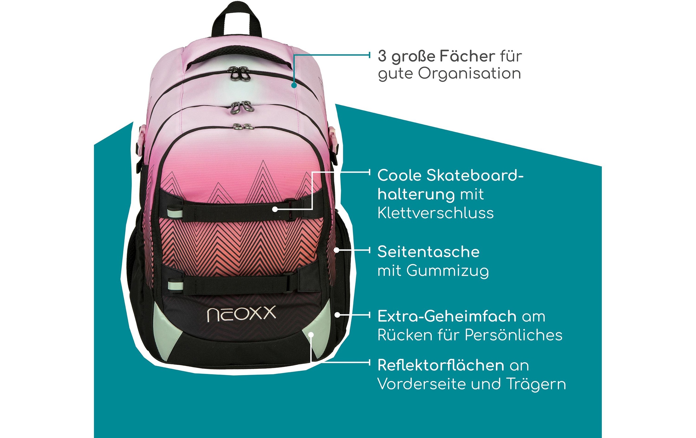 neoxx Sac à dos scolaire »Active Pro«