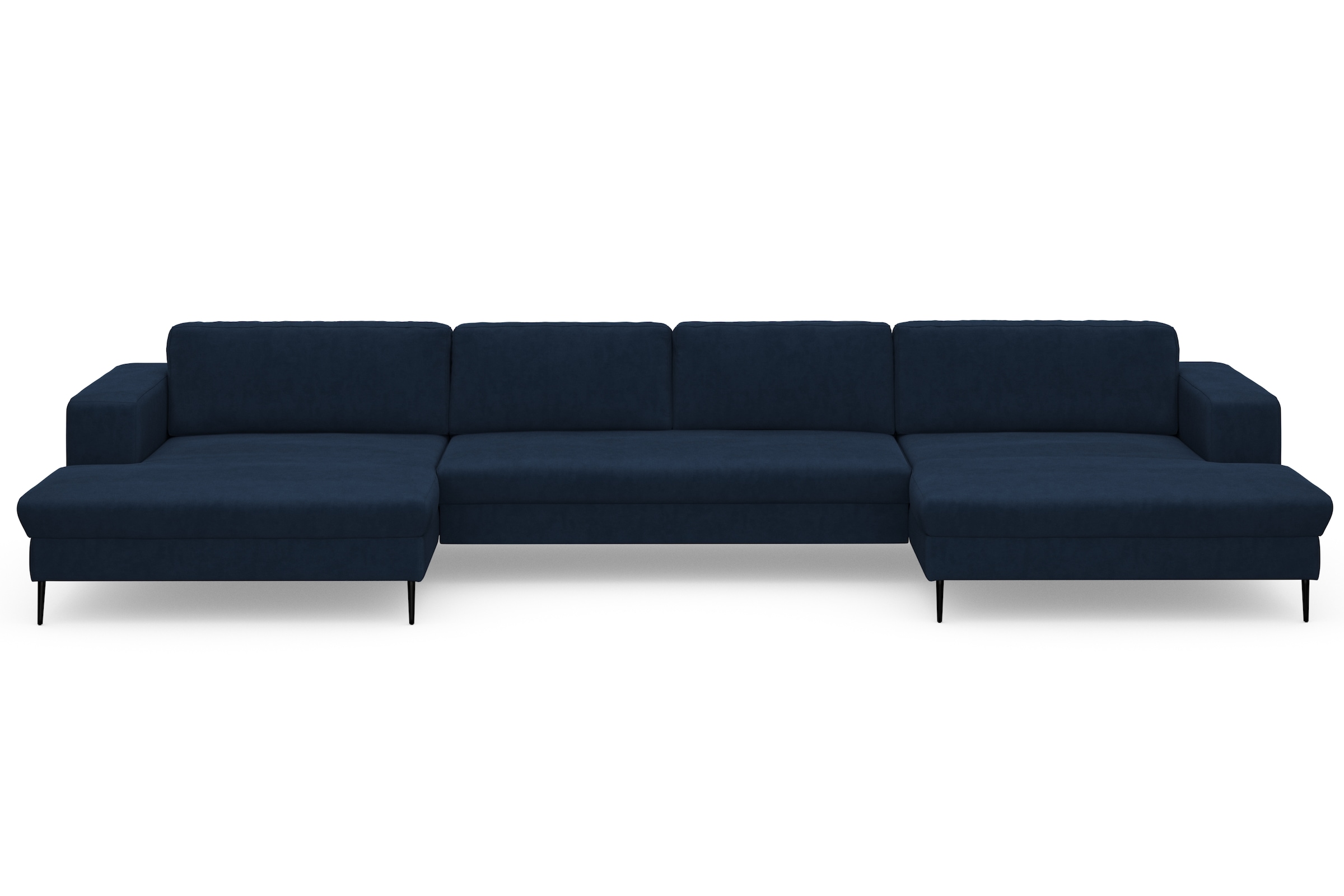 DOMO collection Wohnlandschaft »Modica U-Form«, XXL, in moderner Optik mit, 2 grosszügigen Recamieren, auch in Cord