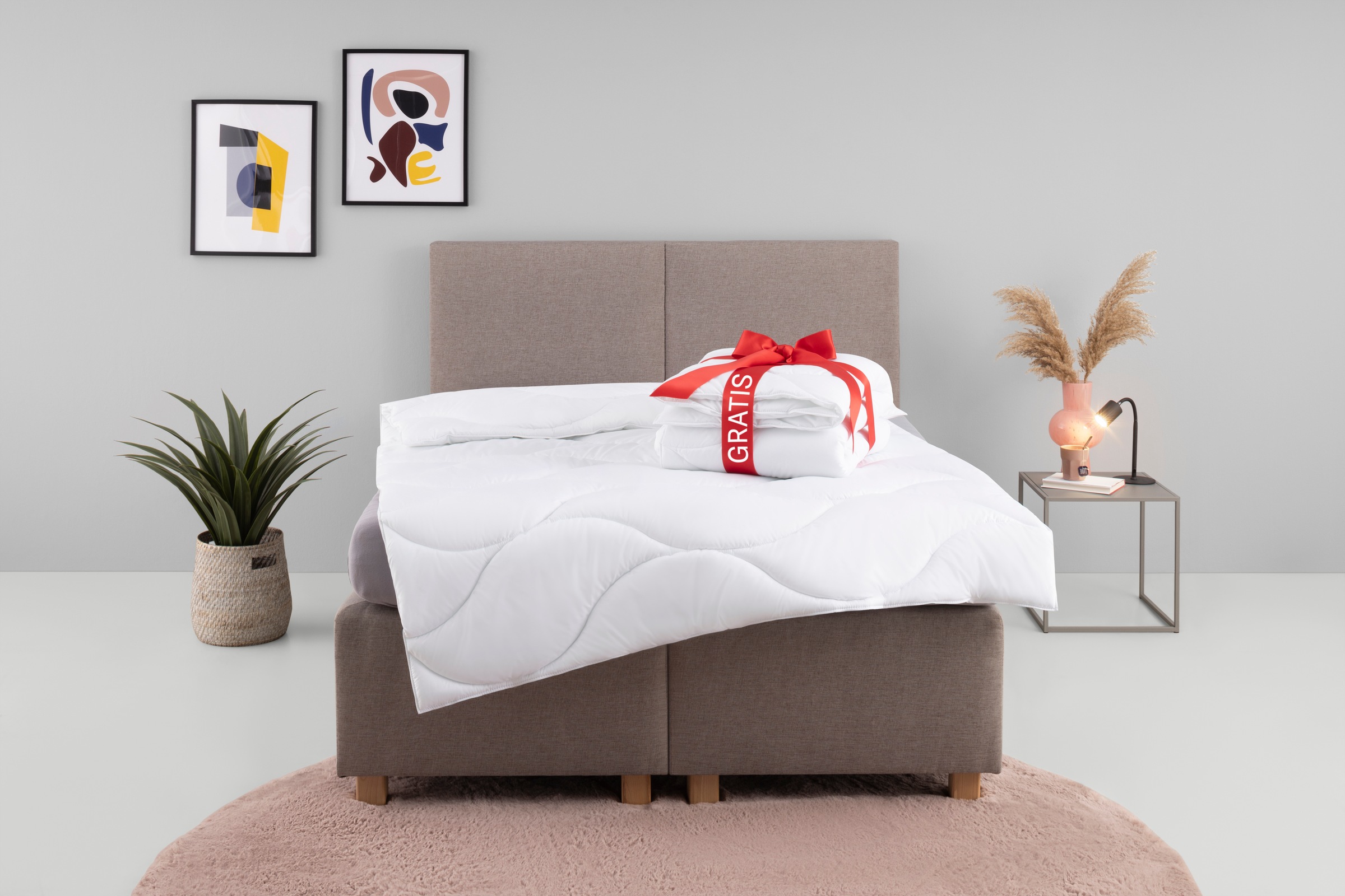 Image of GOODproduct Microfaserbettdecke "Caelan, kaufe eine Decke - erhalte die Leichtbettdecke gratis dazu" normal Füllung 100% Polyester 1 Stk. tlg. Bettdecke 135x200 cm und 155x220 cm, Sommer, Winter